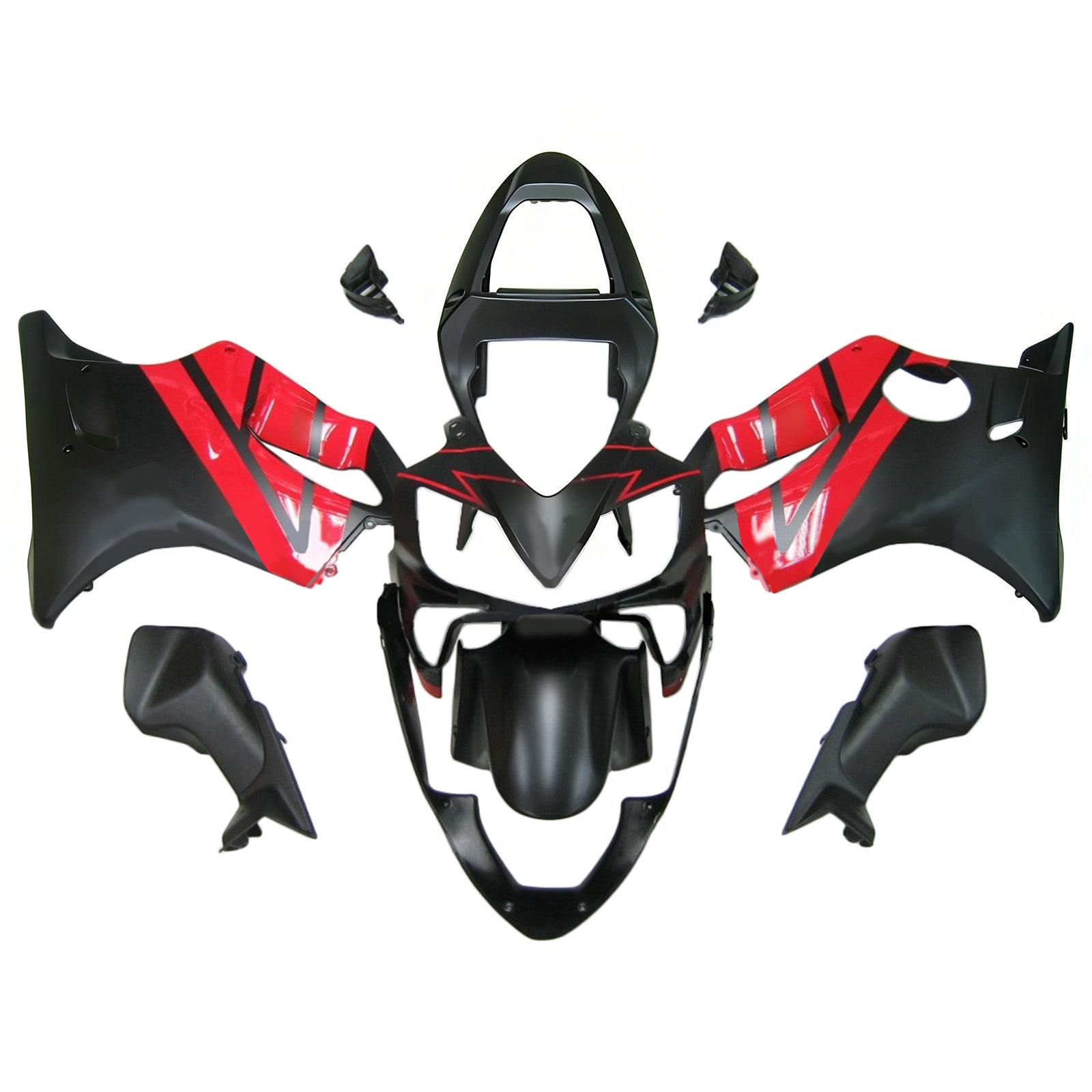 Kit de carenado de inyección, cuerpo de plástico ABS para Honda CBR600 F4I 2001-2003