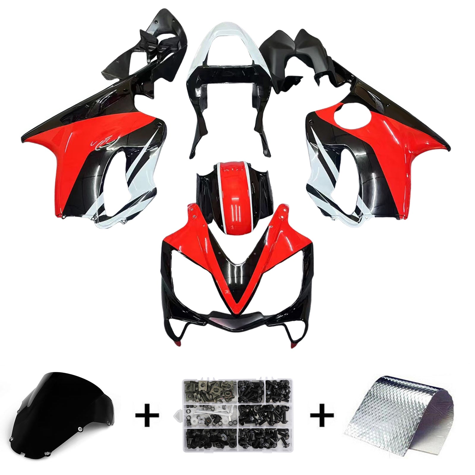 Injectie kuipkit, ABS Plastic Body voor Honda CBR600 F4I 2001-2003