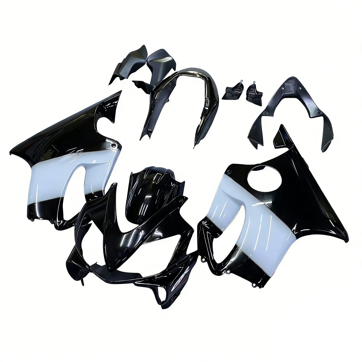Sobe Amotopart 2004-2007 Honda CBR 600 F4I Black West Generic