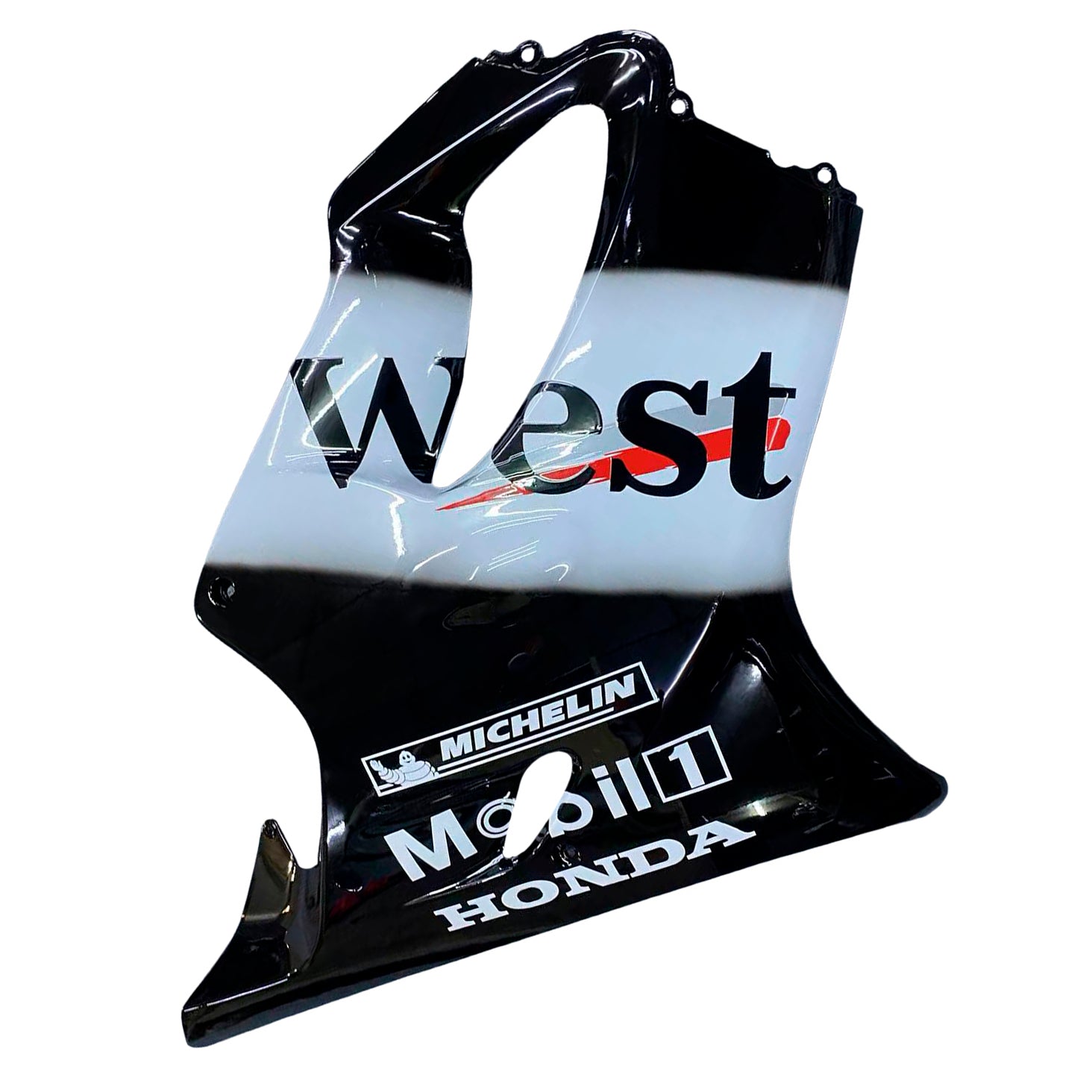 Amotopartin suojat 2004-2007 Honda CBR 600 F4i Black West Generic