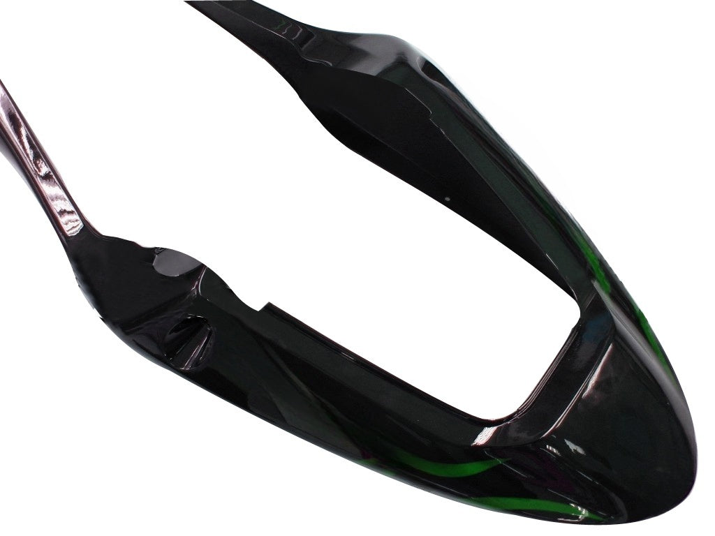 Carénages Amotopart 2004-2007 Honda CBR 600 F4i Black &amp; Green Flame Generic