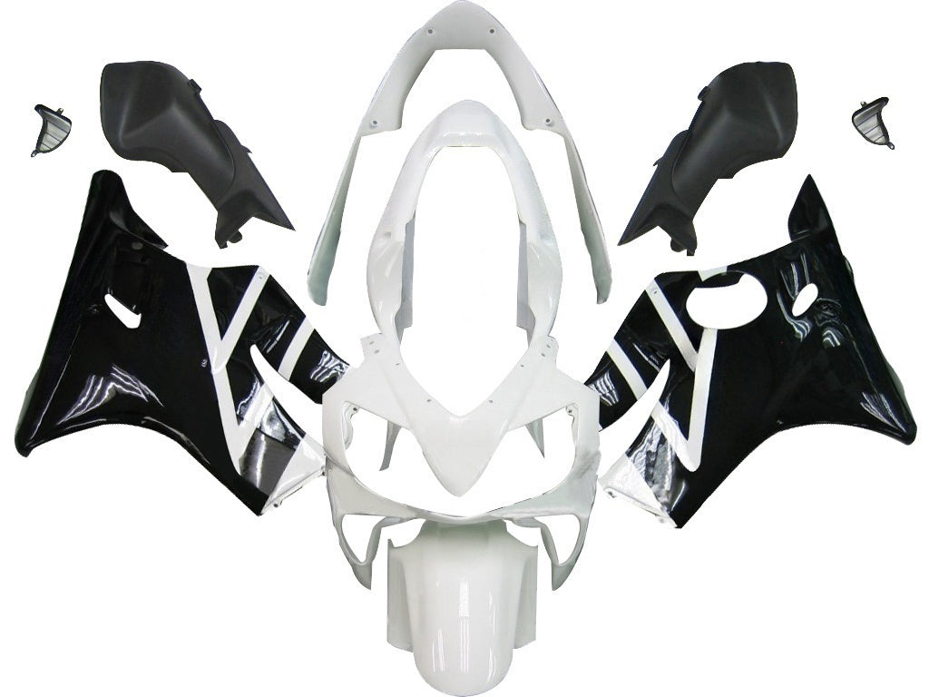 Amotopart stroomlijnkappen 2004-2007 Honda CBR 600 F4i wit en zwart F4i generiek