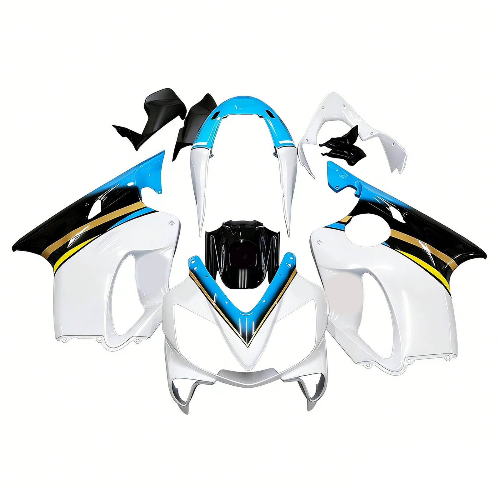 Carenados Amotopart 2004-2007 Honda CBR 600 F4i Multicolor Konica Minolta Genérico