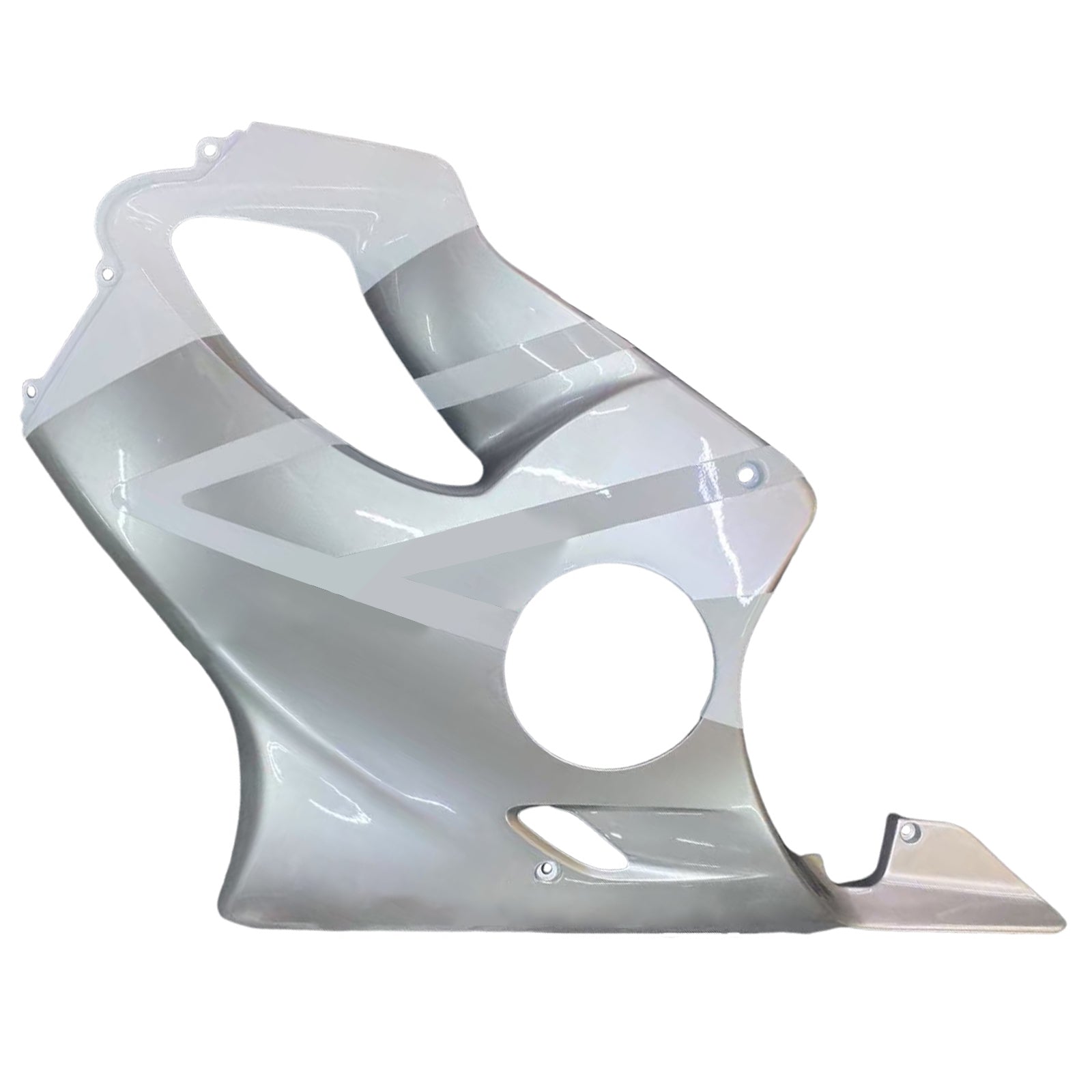 Carénages Amotopart 2004-2007 Honda CBR 600 F4i Blanc &amp; Argent F4i Generic