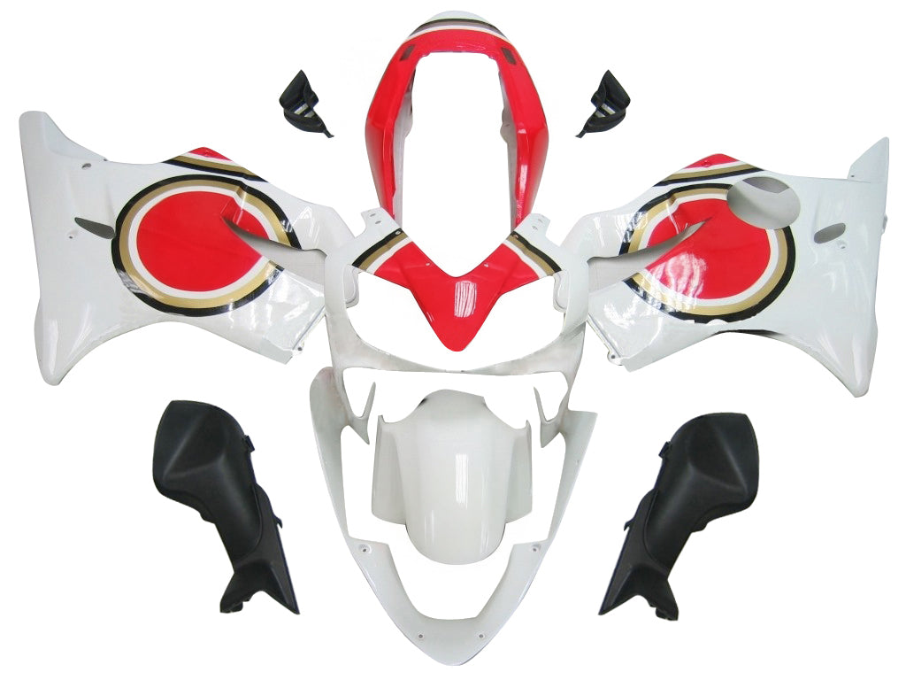 Amotopart Carénages 2004-2007 Honda CBR 600 F4i Blanc &amp; Rouge Lucky Strike Generic