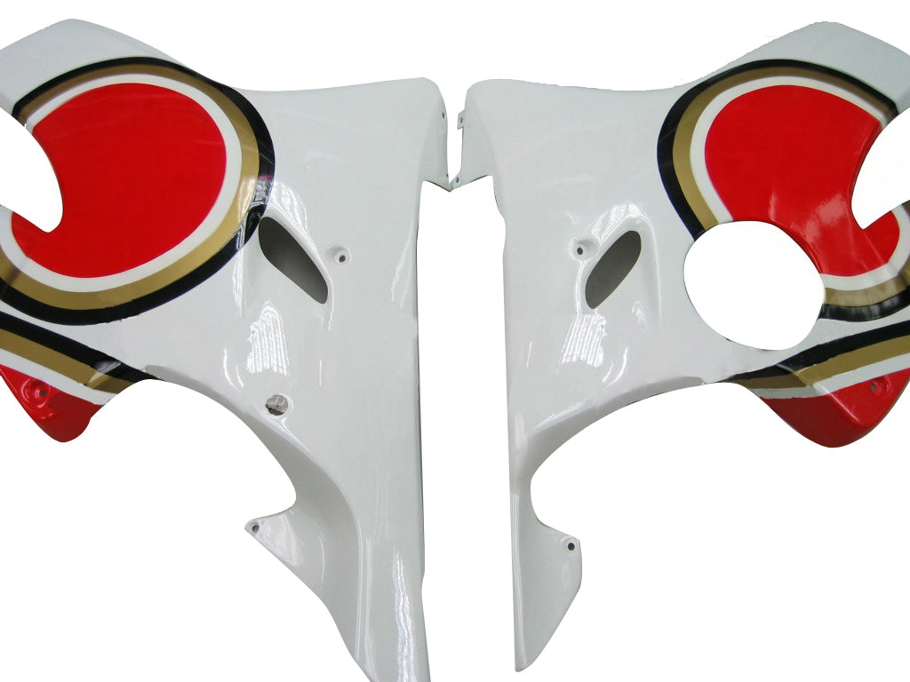 Amotopart Carénages 2004-2007 Honda CBR 600 F4i Blanc &amp; Rouge Lucky Strike Generic