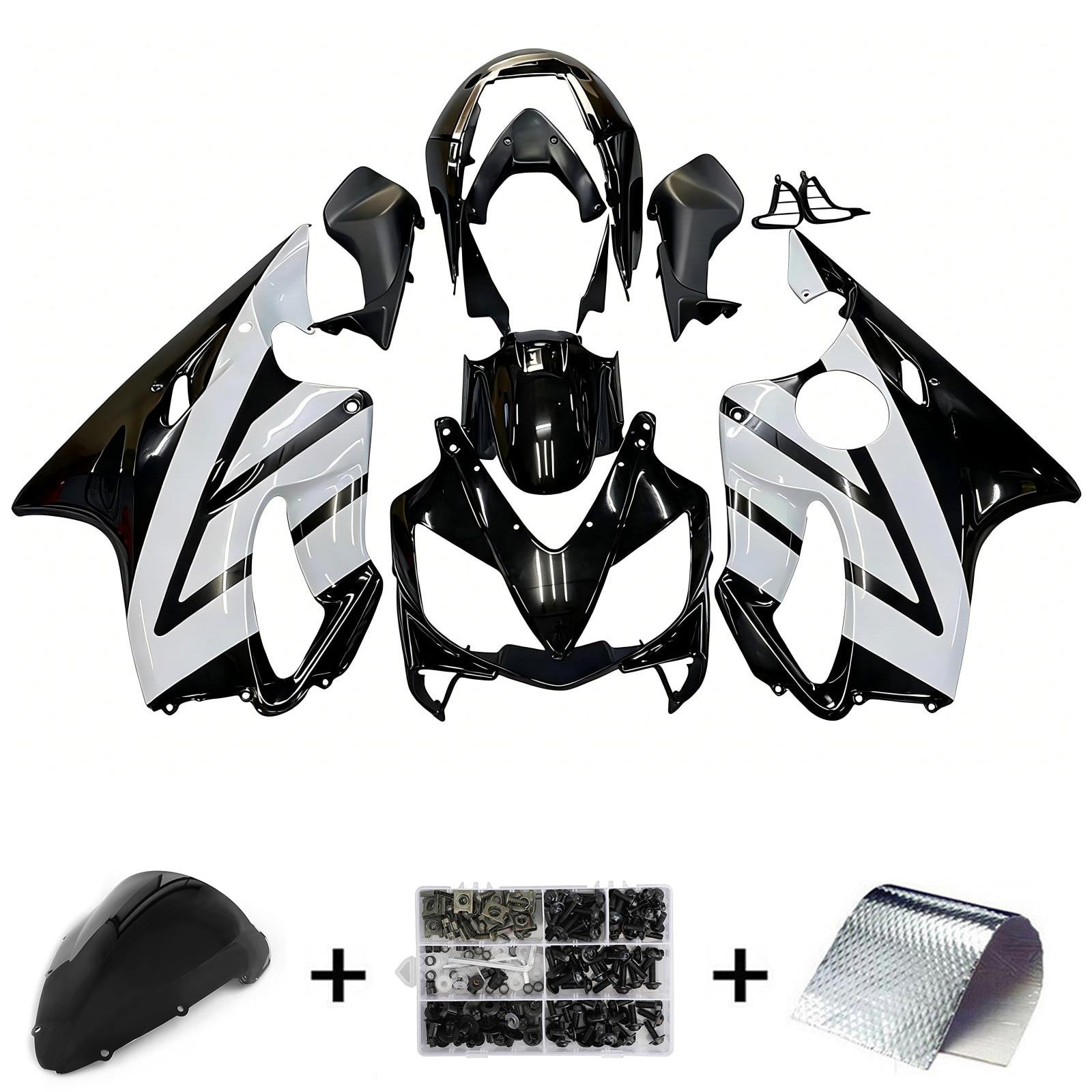 Kit de carénage Amotopart Honda CBR600 F4i 2004-2007