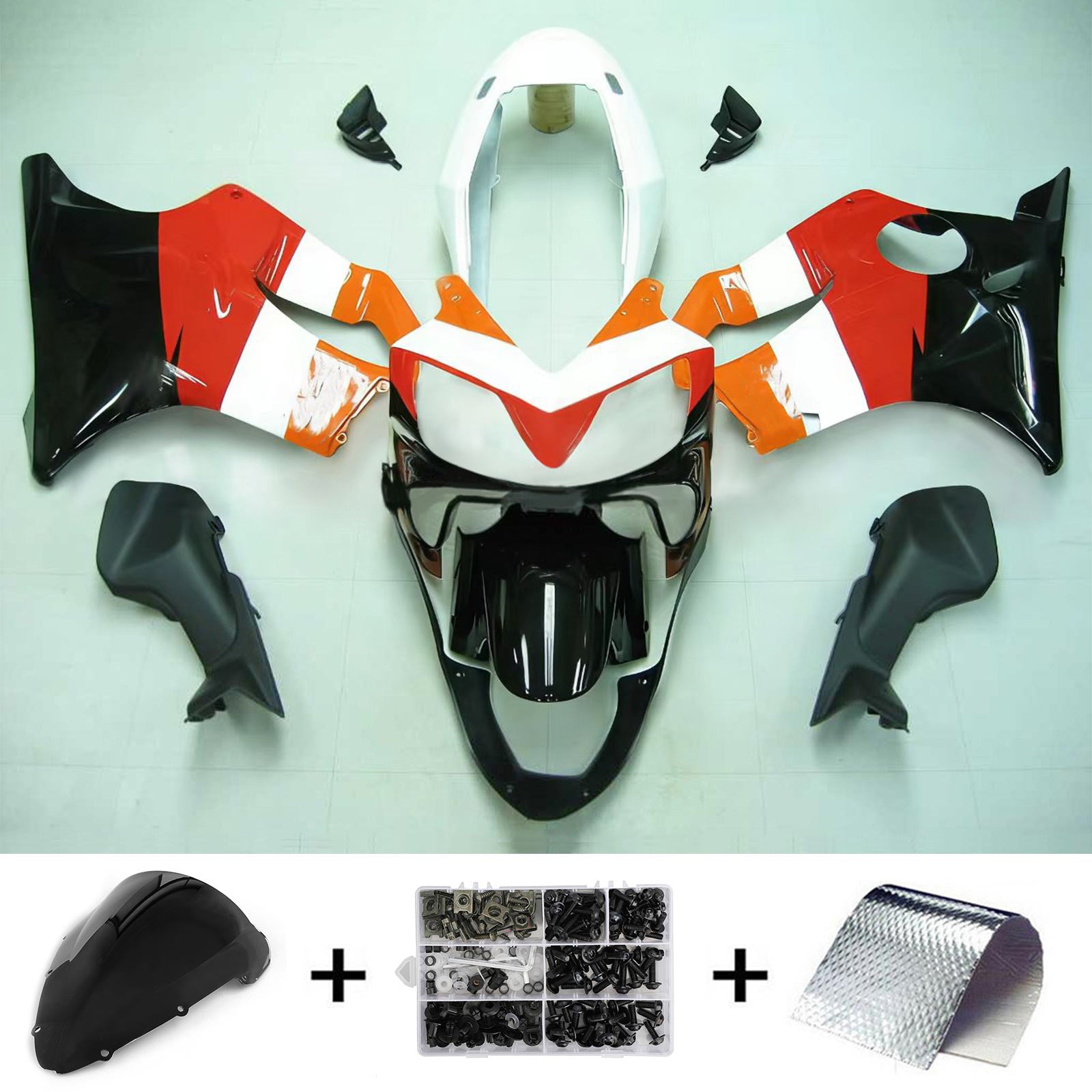 Kit carena Amotopart Honda CBR600 F4i 2004-2007
