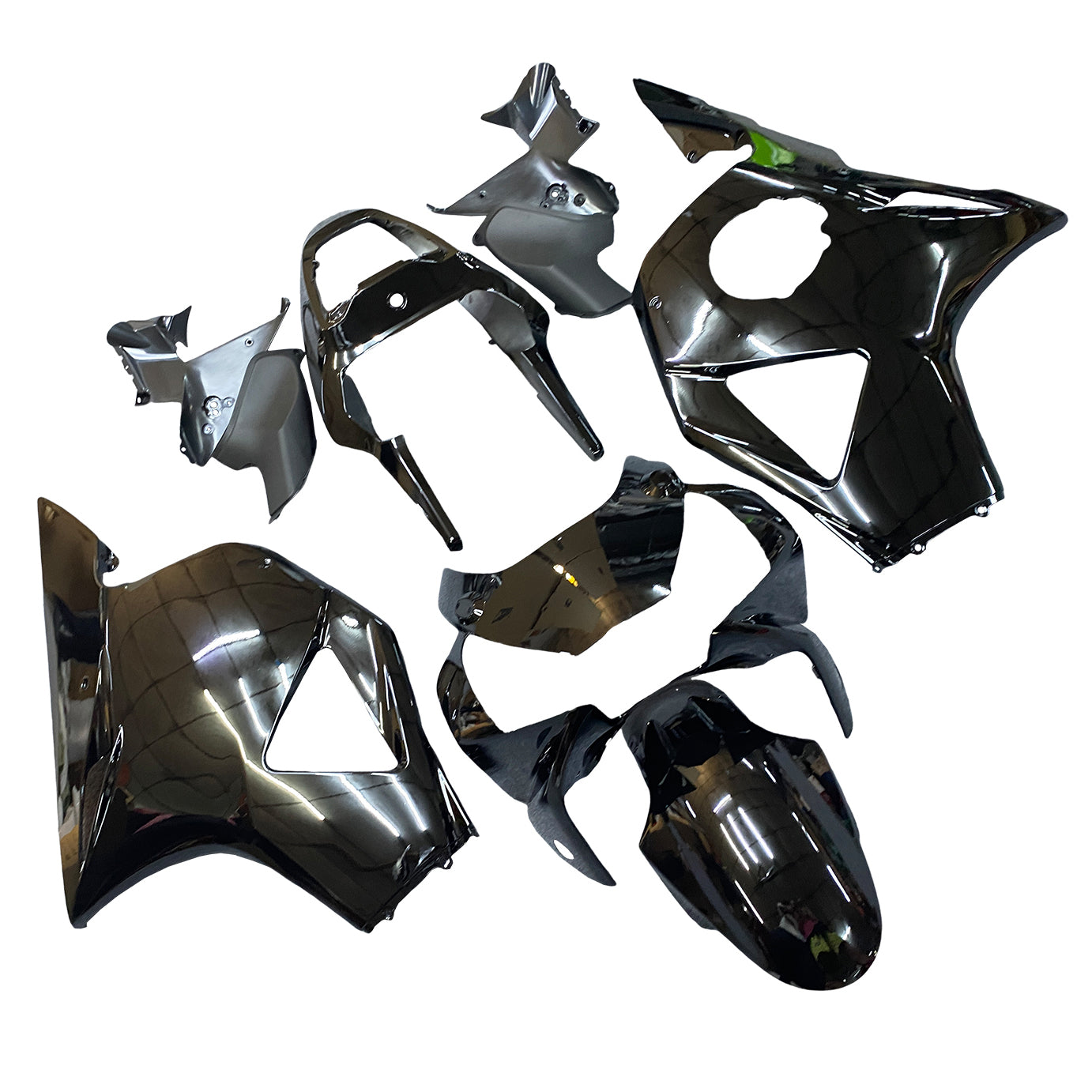 Carénages Amotopart 2002-2003 Honda CBR 954 RR All Black Honda Generic