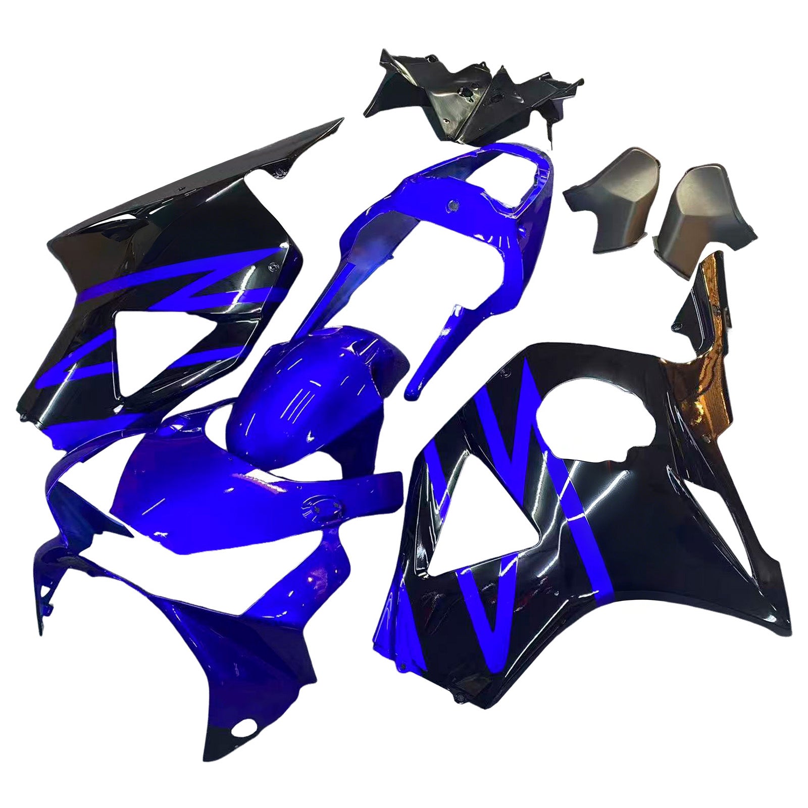 Amotopart Fairing 2002-2003 Honda CBR 954 RR BLEU et noir rr generic