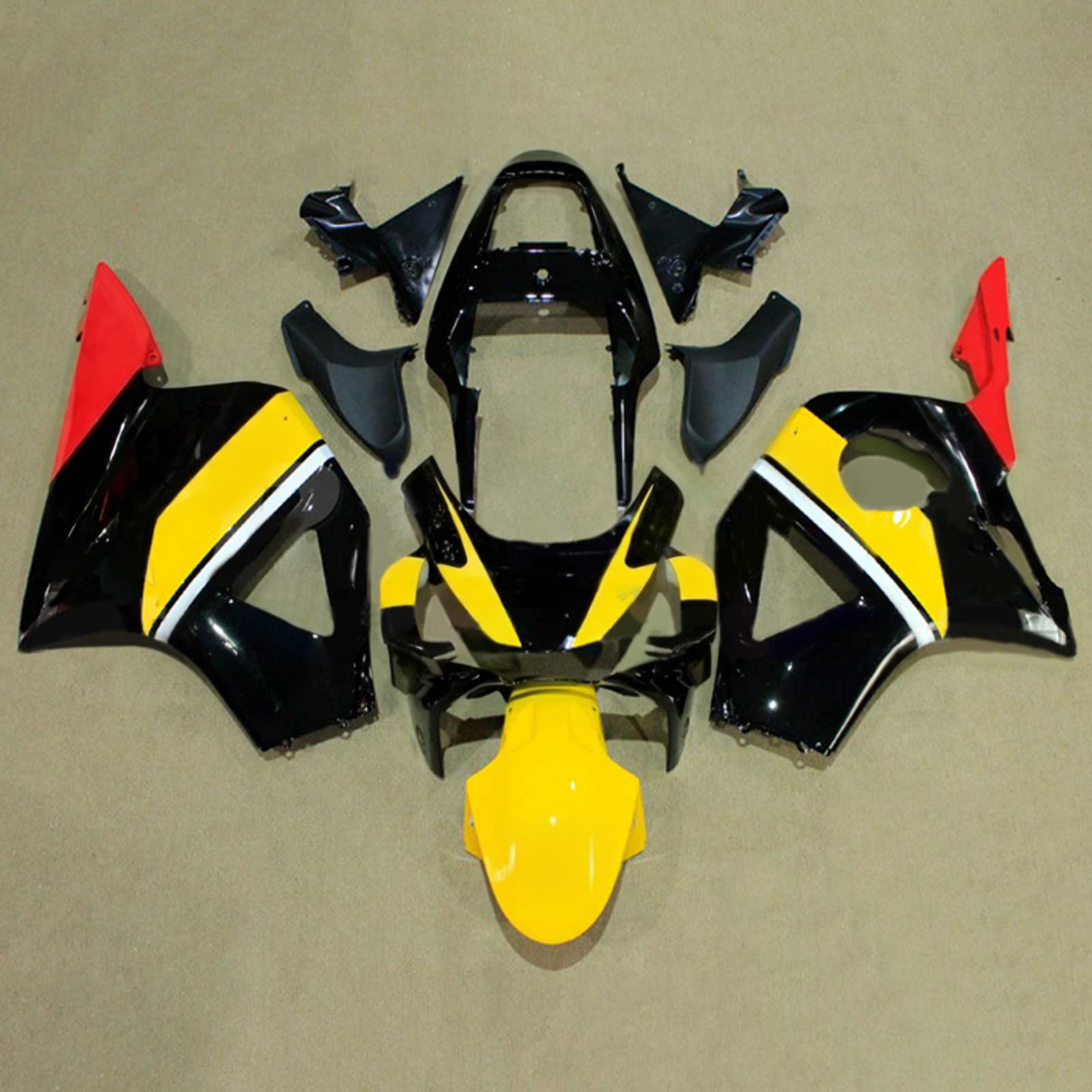 Amotopart Honda CBR954 2002-2003 Kit Plastic ABS vkrcanje kompleta