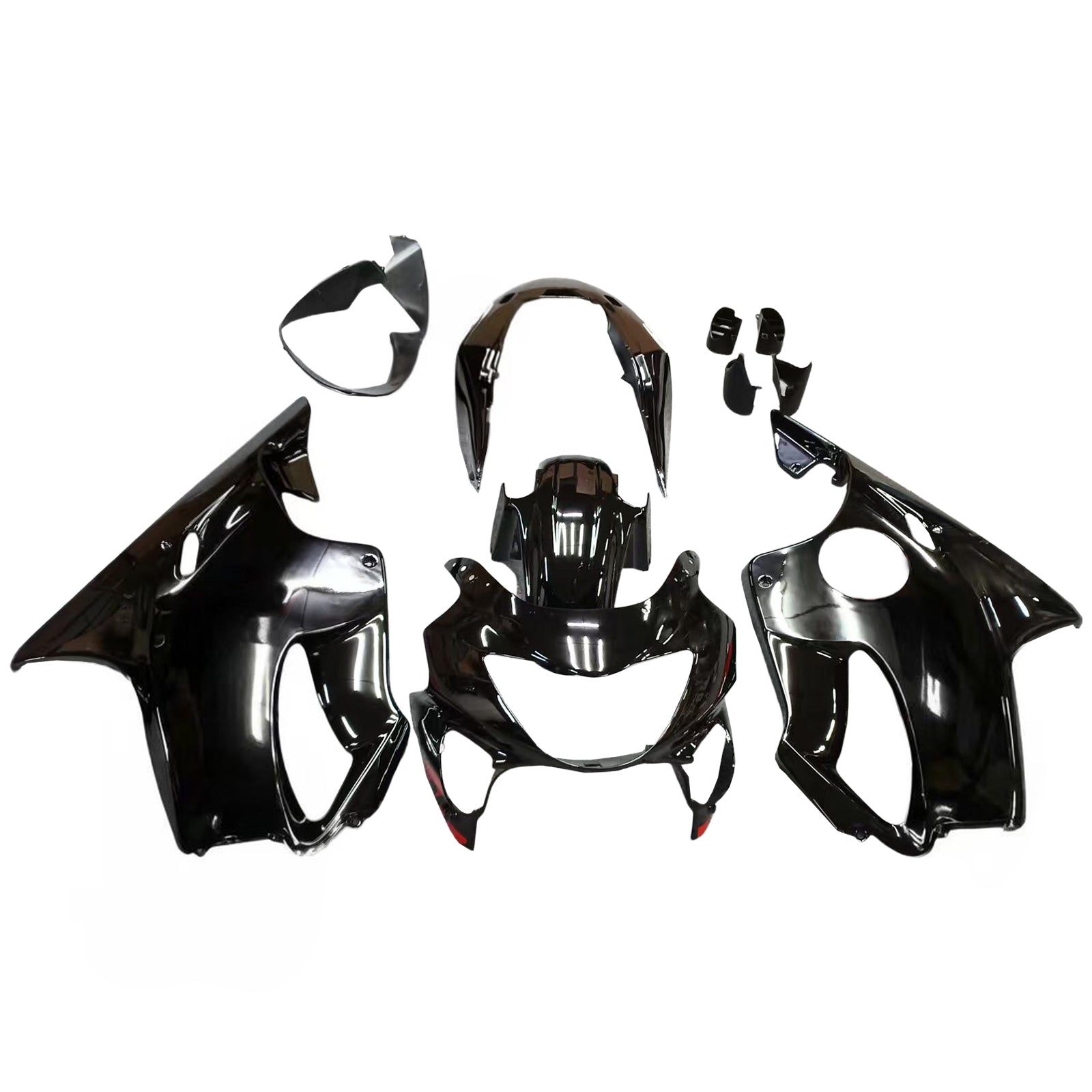 Amotopart Kuip voor Honda CBR600F4 CBR 600 F4 1999-2000 Rood Zwart Generiek