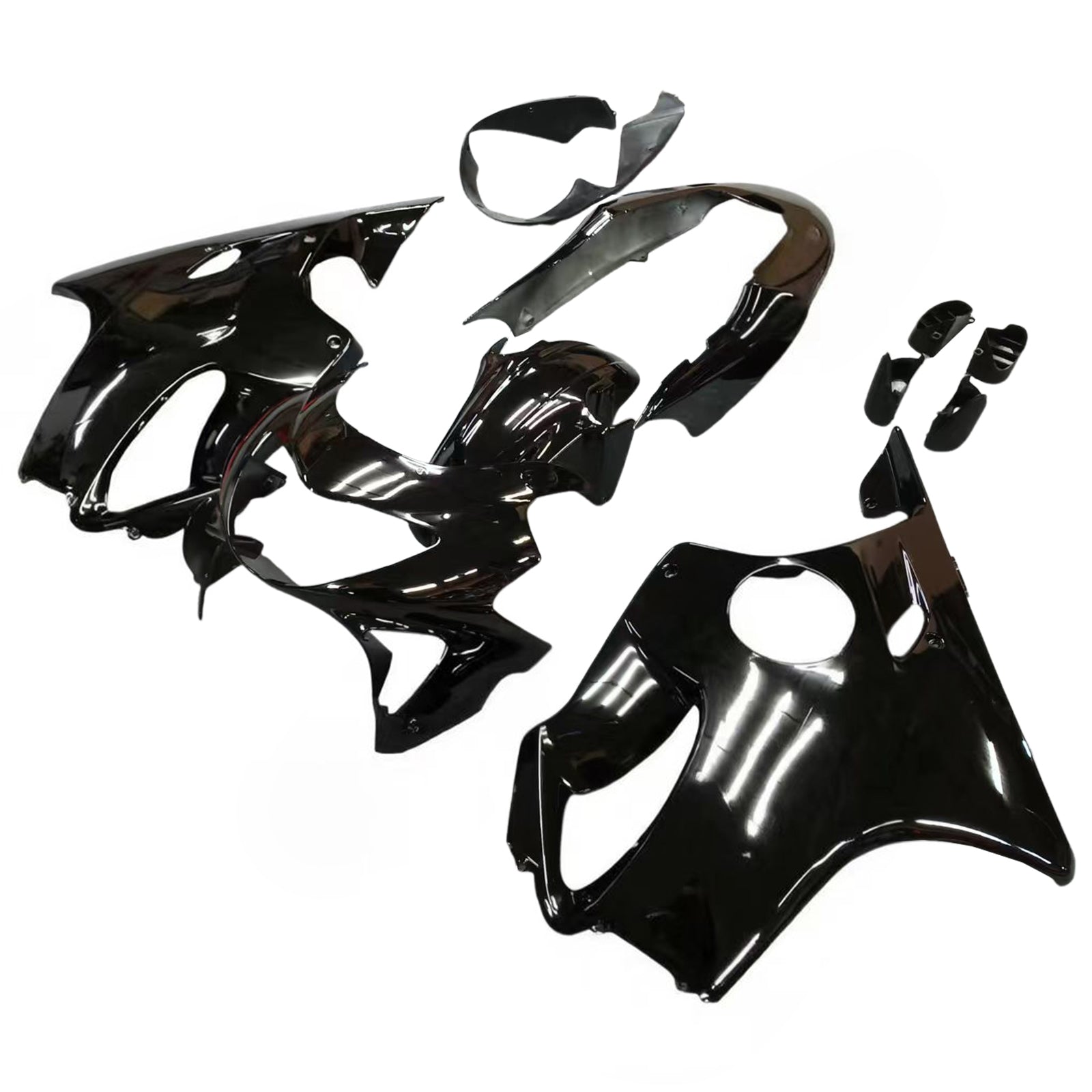 Carénage Amotopart pour Honda CBR600F4 CBR 600 F4 1999-2000 Rouge Noir Generic