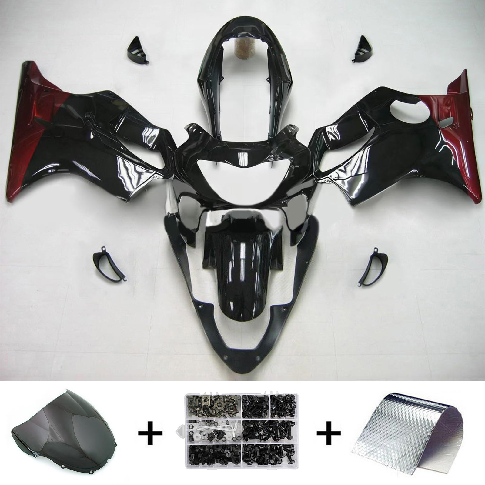 Kit carenatura iniezione carrozzeria in plastica ABS Honda CBR600F4 1999-2000