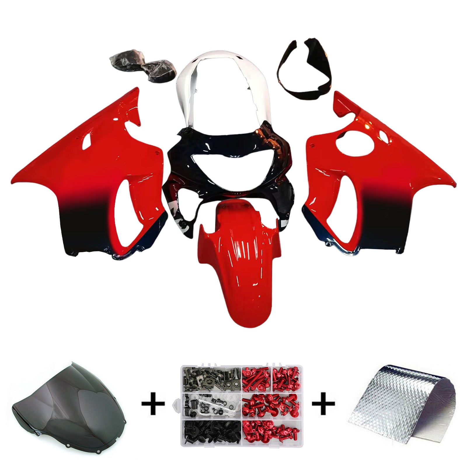 Injectie kuip kit carrosserie plastic abs voor Honda CBR600 F4 1999-2000