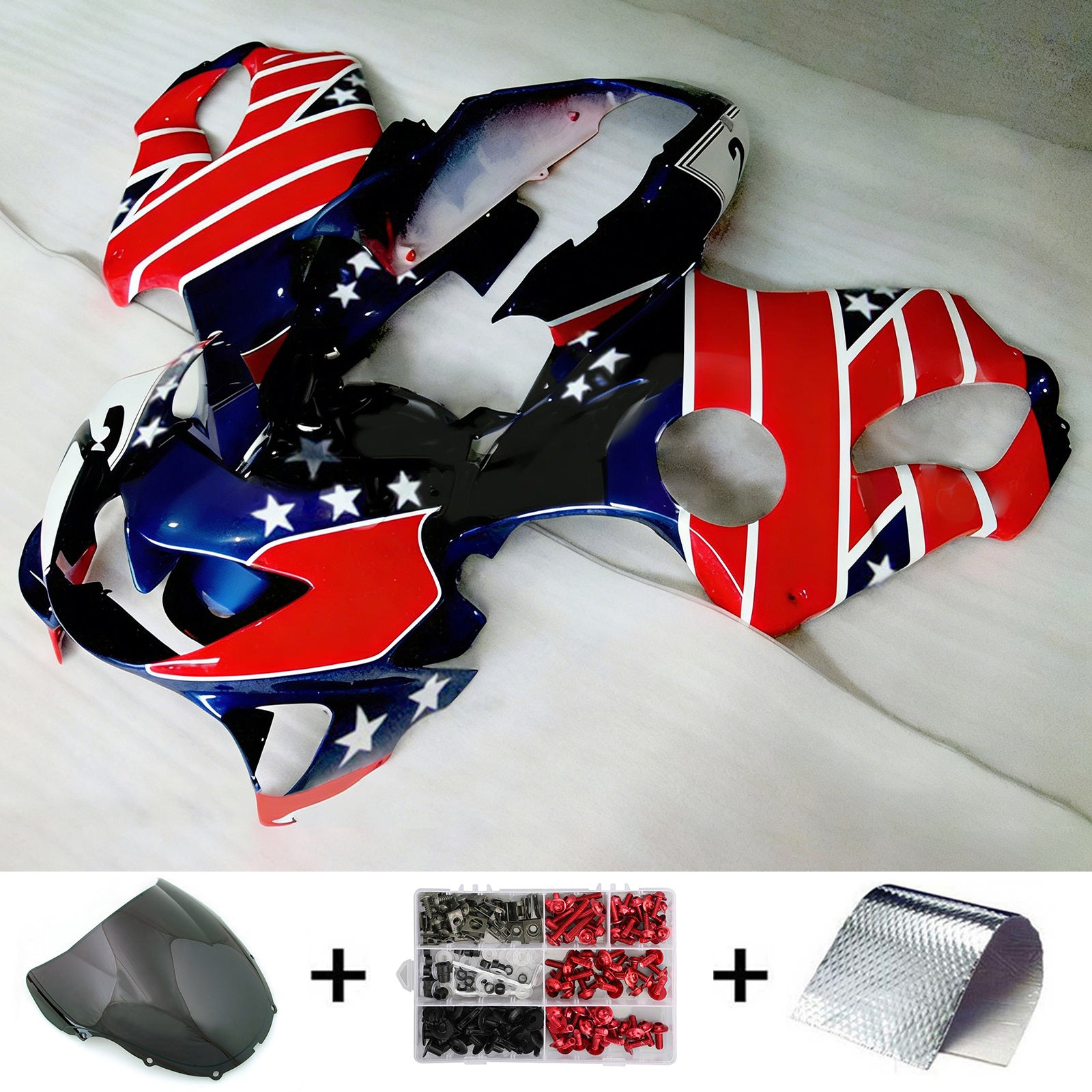 Injectie kuip kit carrosserie plastic abs voor Honda CBR600 F4 1999-2000