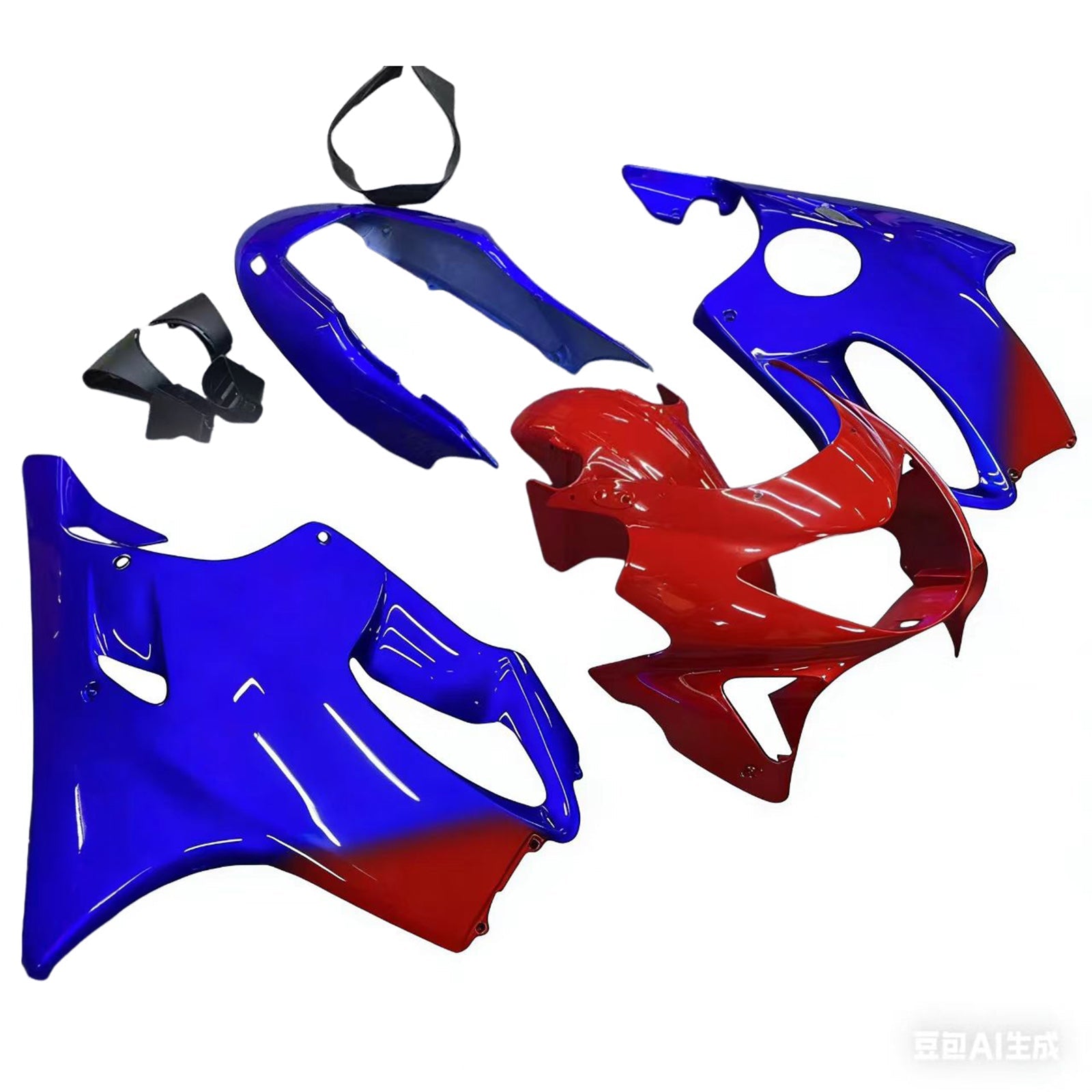 1999-2000 Zestaw owiewek wtryskowych Honda CBR600 F4 Nadwozie z tworzywa ABS