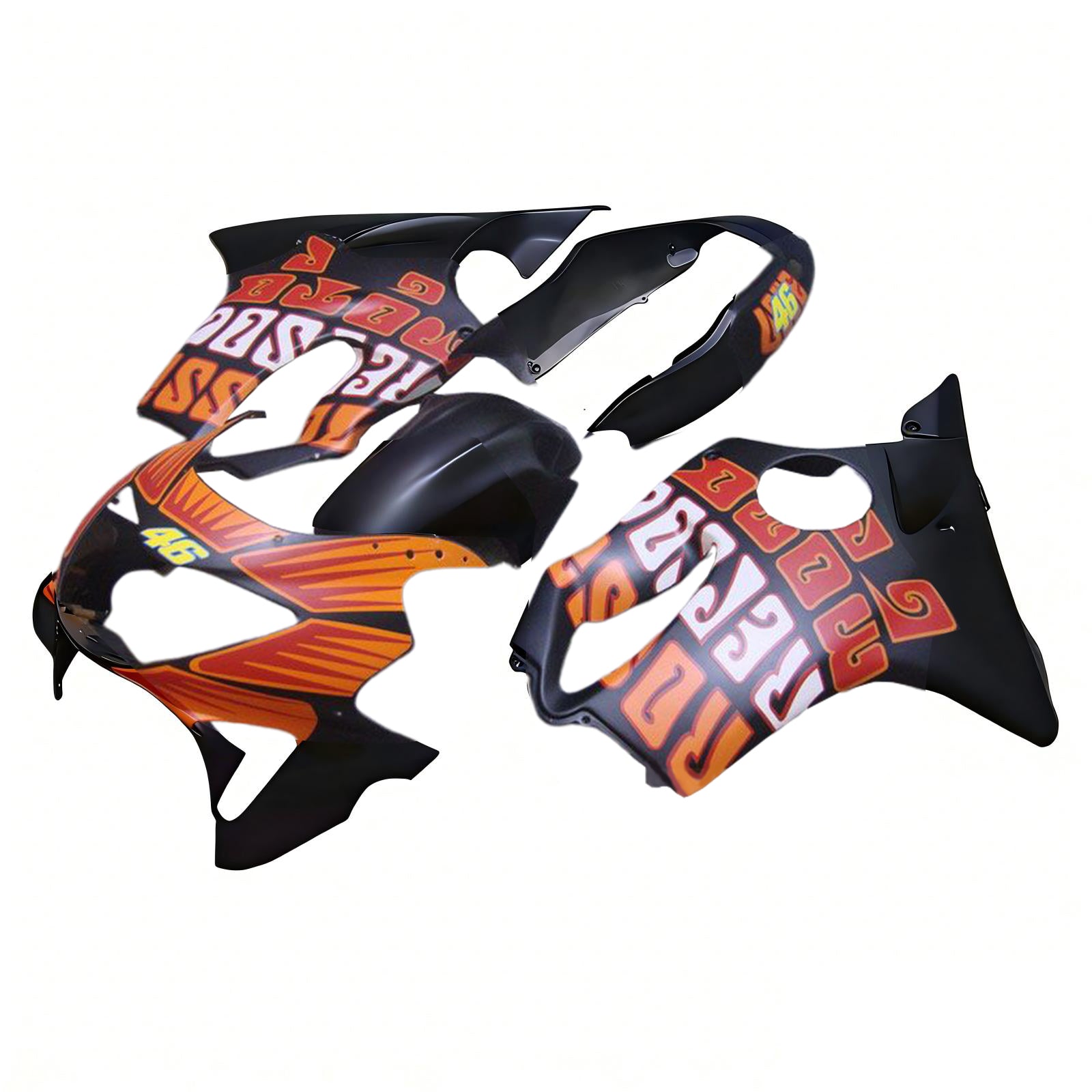 1999-2000 Honda CBR600 F4 injectiekuipset ABS kunststof carrosserie