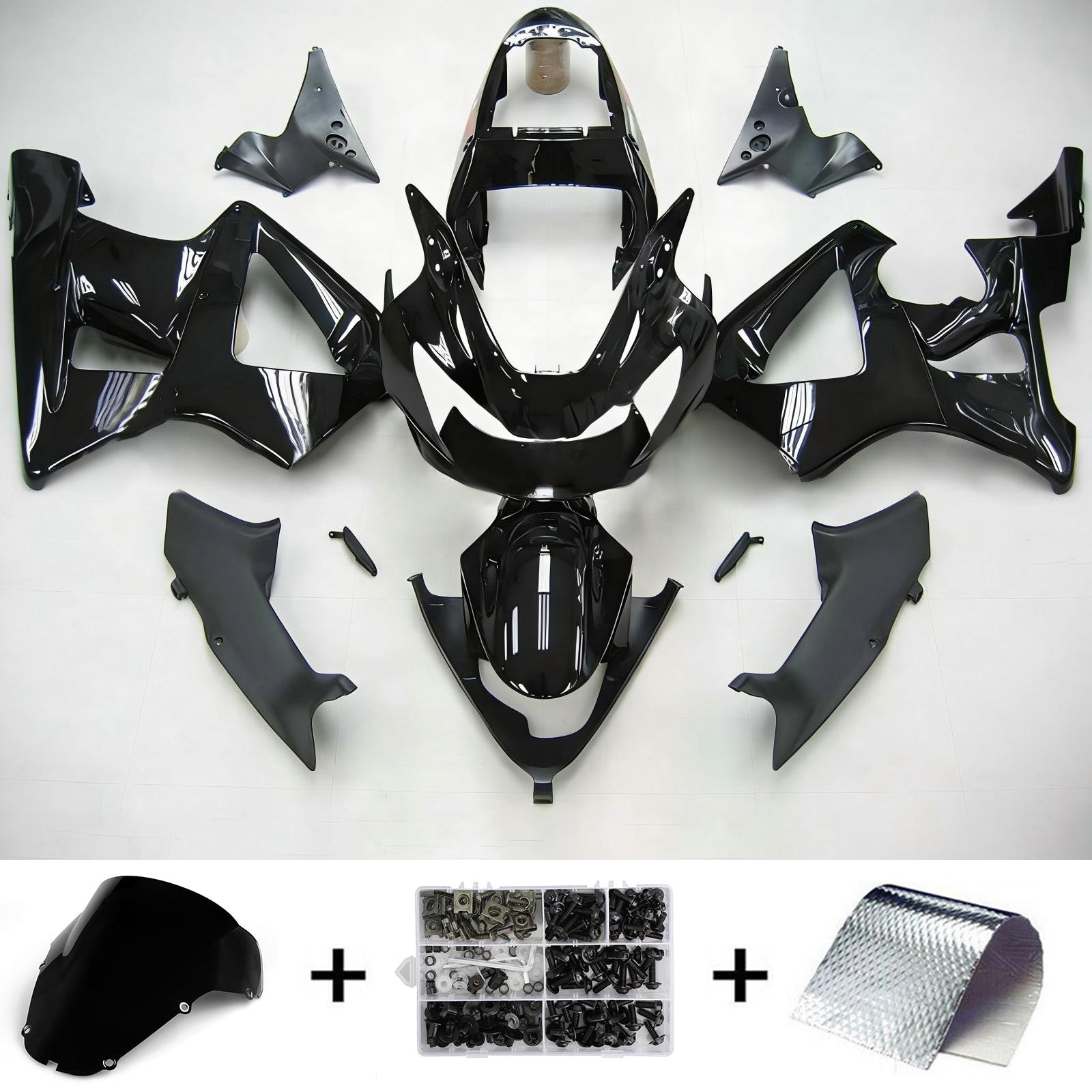 2000-2001 Honda CBR929RR Kit de carénage d'injection Bodywork Abs en plastique