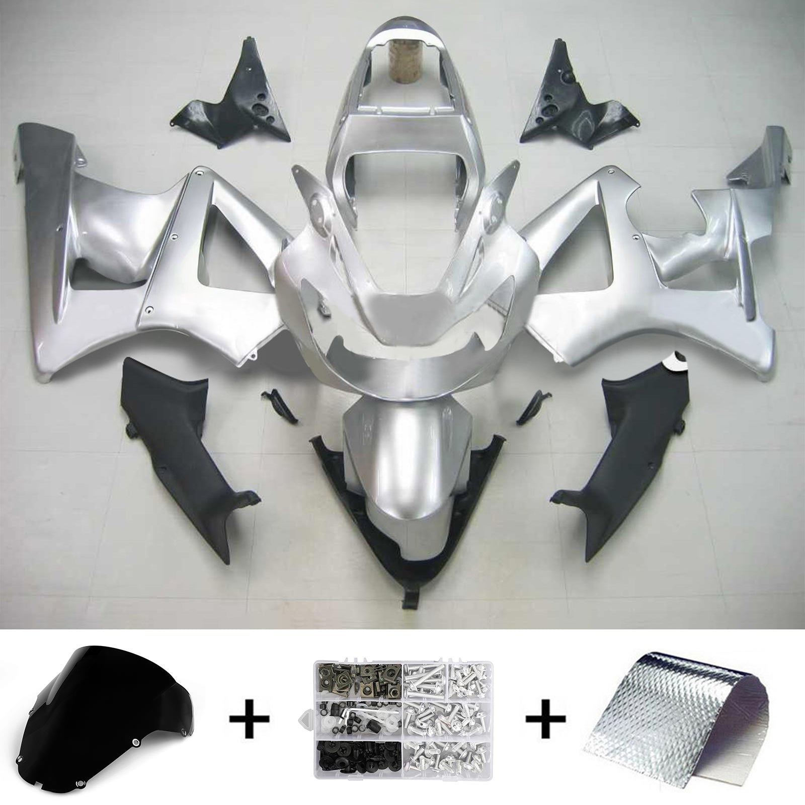 2000-2001 Honda CBR929RR Ruiskutussuojasarja Kori Abs Muovi