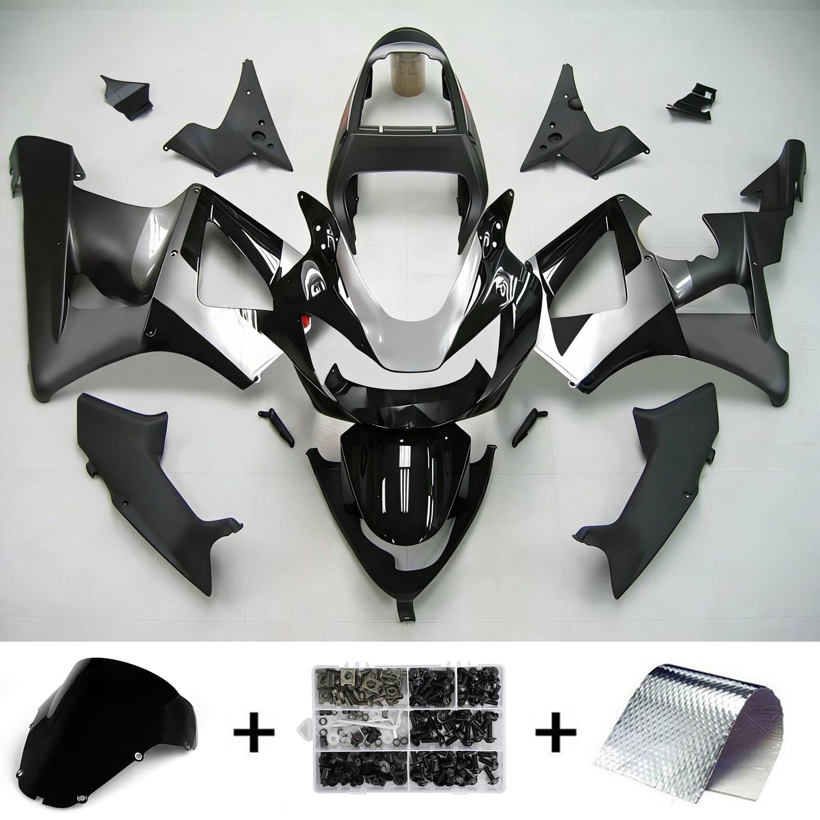 2000-2001 Honda CBR929RR Kit de carénage d'injection Bodywork Abs en plastique