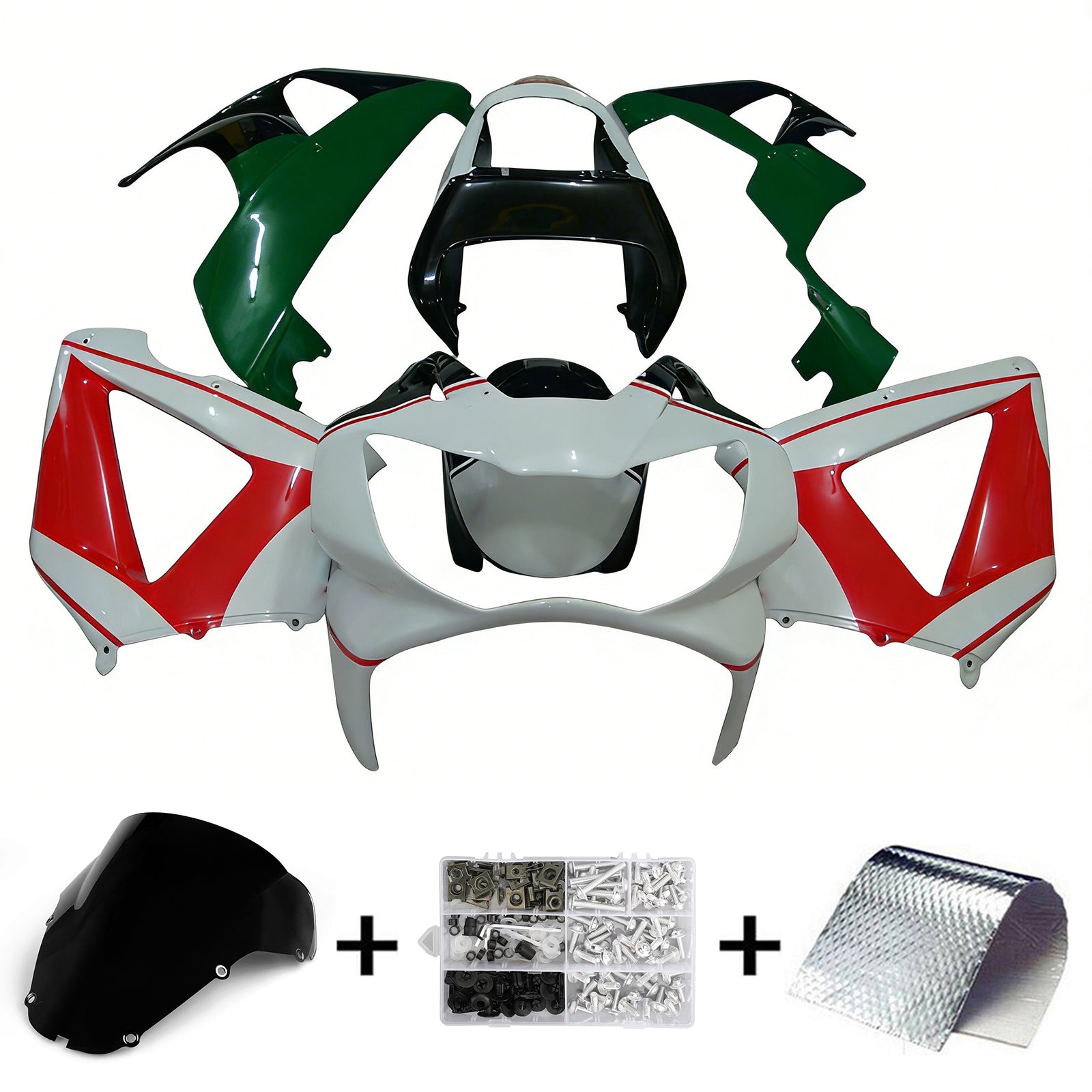 2000-2001 Honda CBR929RR Kit de carénage d'injection carrosserie plastique ABS