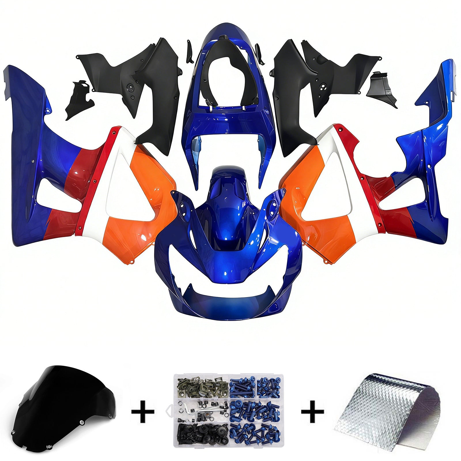 Kit di carenatura in plastica ABS per Honda CBR929RR 2000-2001