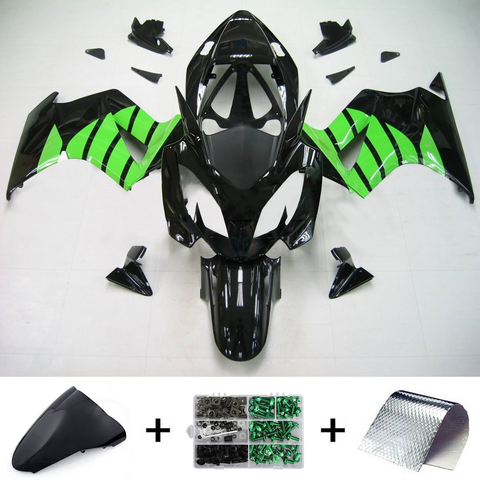 Carénage Amotopart pour Honda VFR800 2002-2012 Carrosserie en plastique ABS à injection 003 # générique