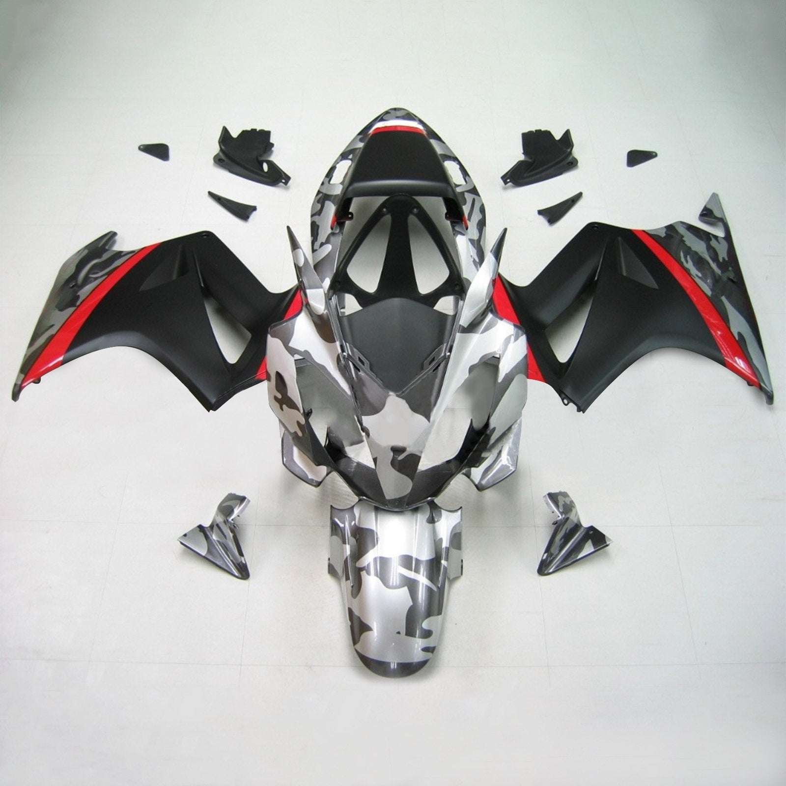 Amotopart Kuip voor Honda VFR800 2002-2012 Injectie ABS Kunststof Carrosserie 004# Generiek