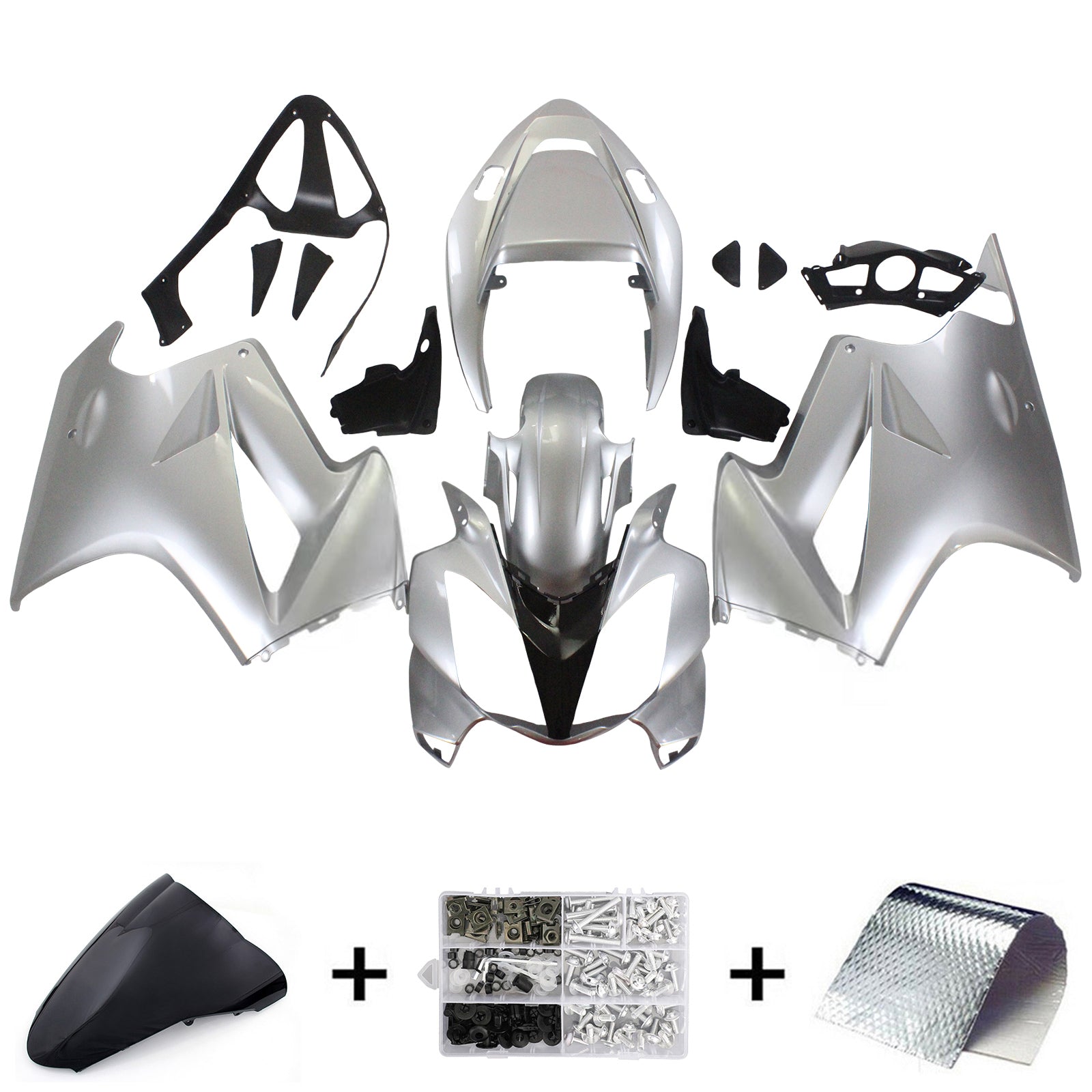 Amotopart suojat Honda VFR800 2002-2012 Ruiskutus ABS Muovikori 011# Generic