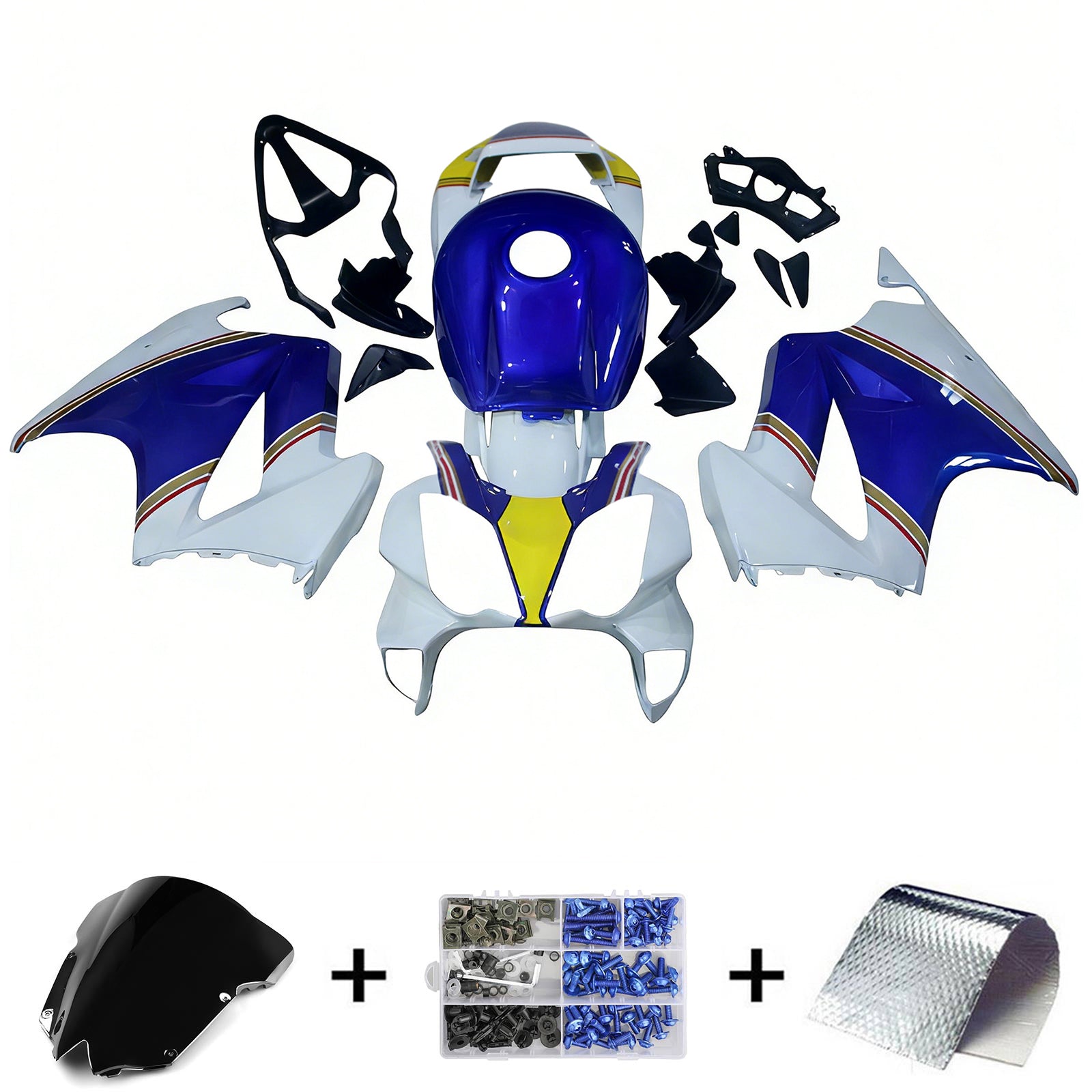 Amotopart Honda VFR800 2002-2012 ABS muovinen korin suoja