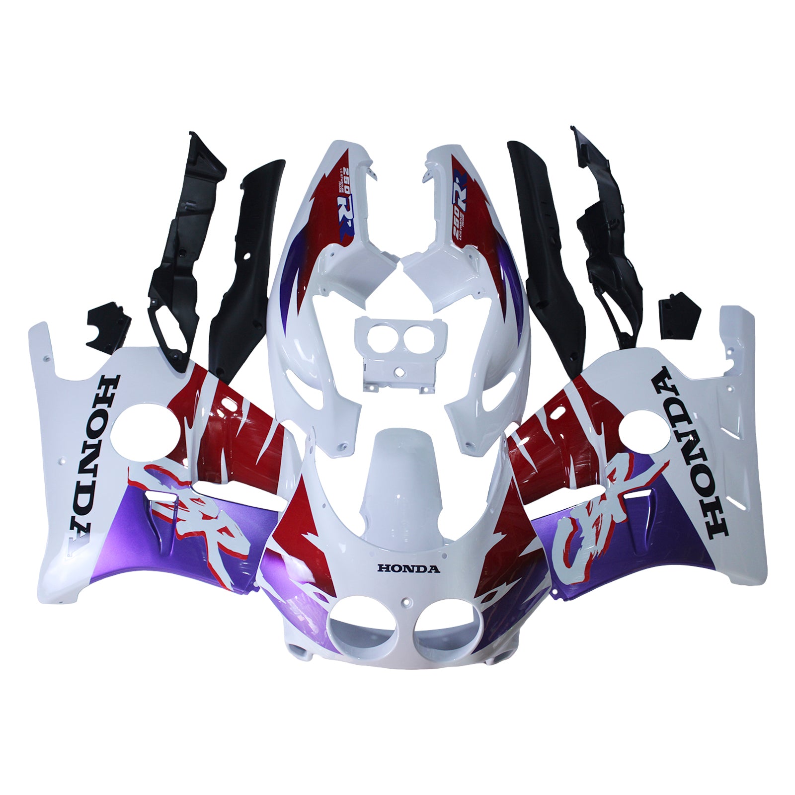 1990-1998 Honda CBR250RR MC22 Zestaw owiewek wtryskowych z tworzywa sztucznego Abs