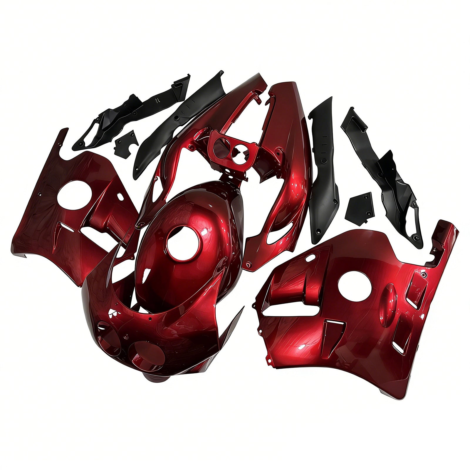 1990-1998 Honda CBR250RR MC22 Kit de carénage d'injection carrosserie plastique ABS