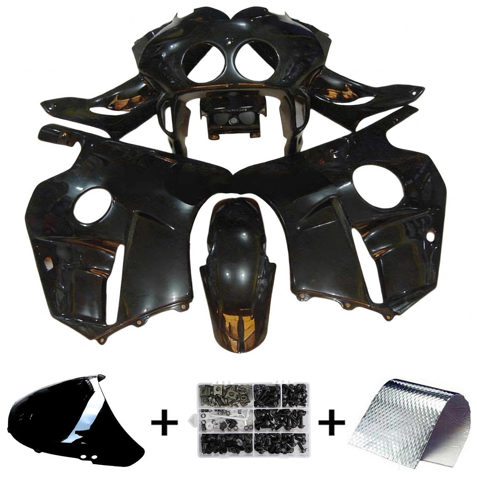 1990-1998 Honda CBR250RR MC22 Ruiskutussuojasarja ABS muovinen kori