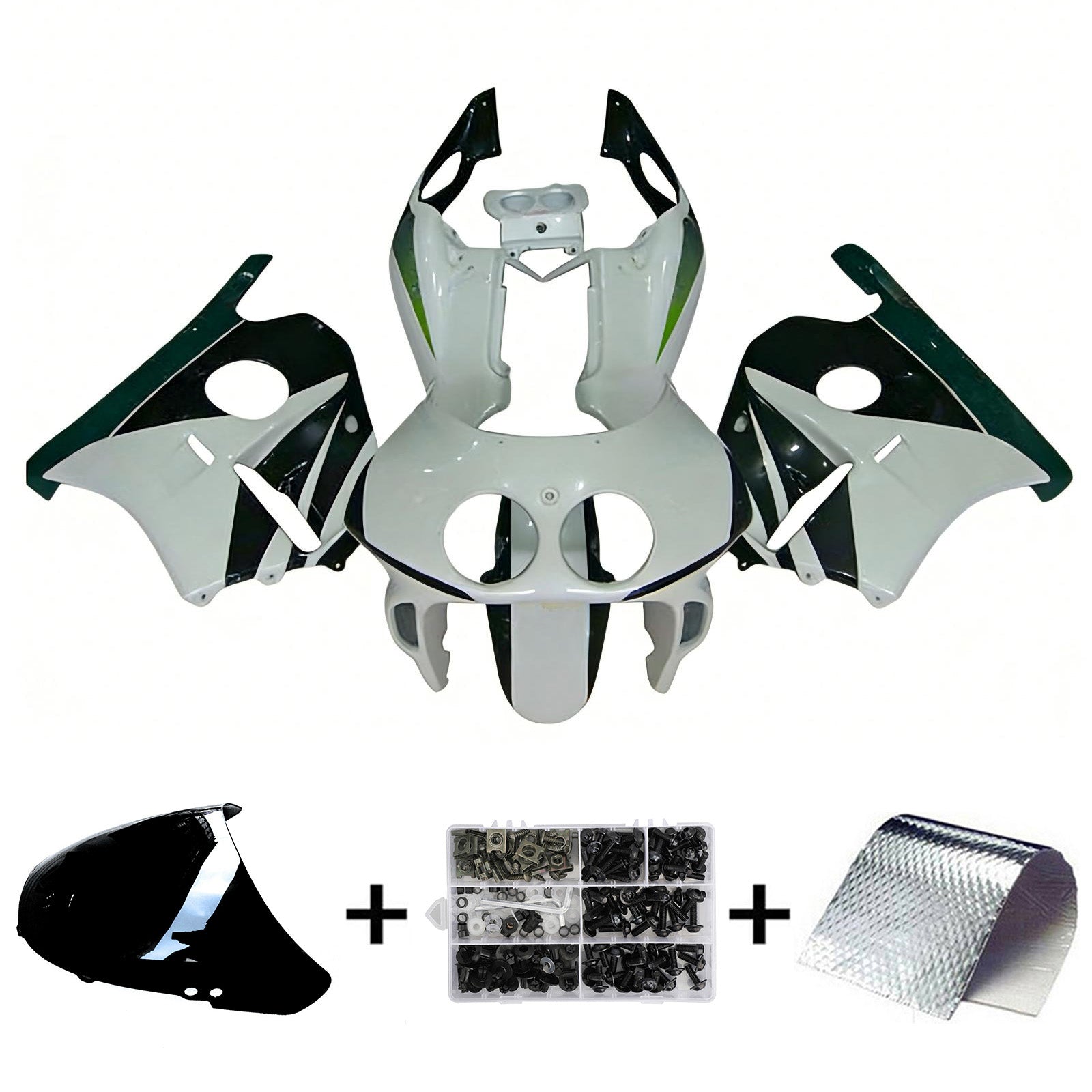 1990-1998 Honda CBR250RR MC22 Kit de carénage d'injection carrosserie plastique ABS