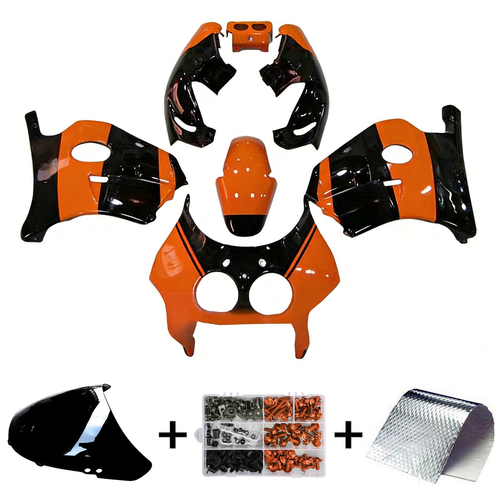 1990-1998 Honda CBR250RR MC22 Kit de carenado de inyección Carrocería de plástico ABS