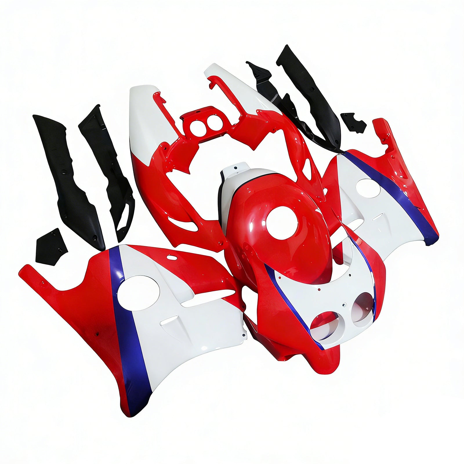 1990-1998 Honda CBR250RR MC22 Kit de carénage d'injection carrosserie plastique ABS