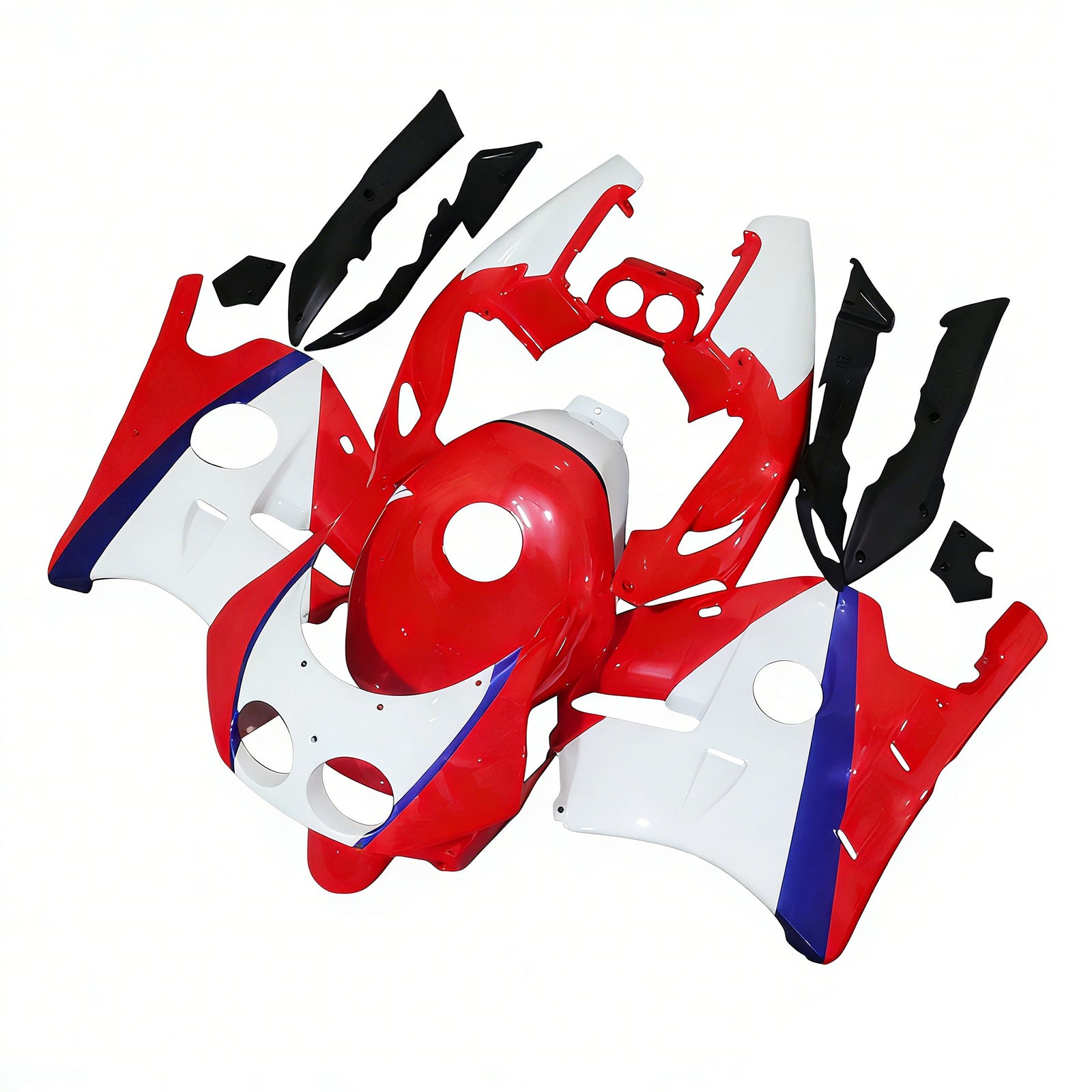 1990-1998 Honda CBR250RR MC22 Kit de carénage d'injection carrosserie plastique ABS