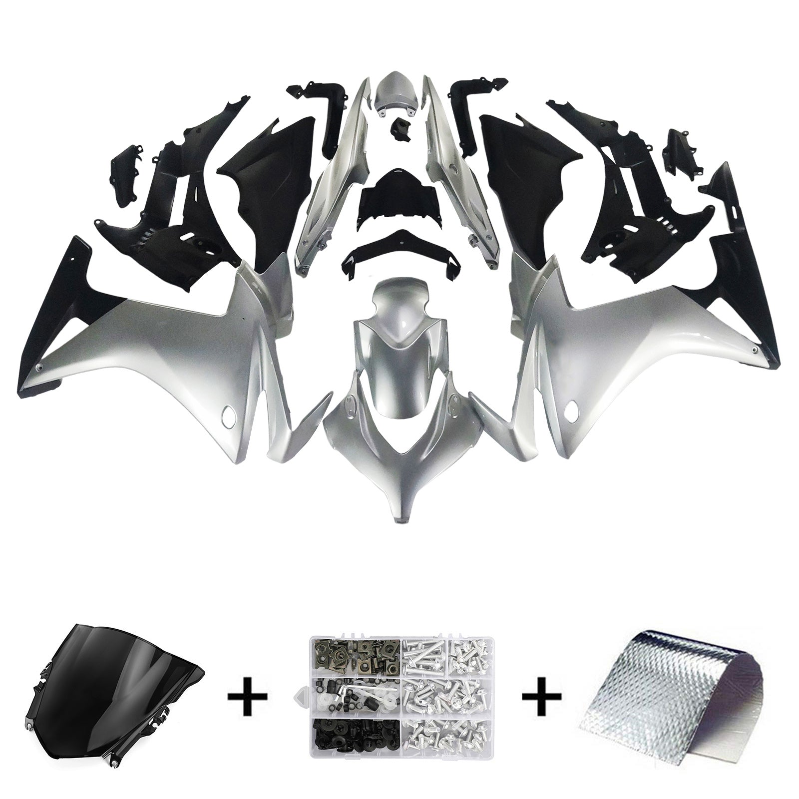 Injectie kuip kit carrosserie plastic buikspieren voor Honda CBR500R 2013-2015