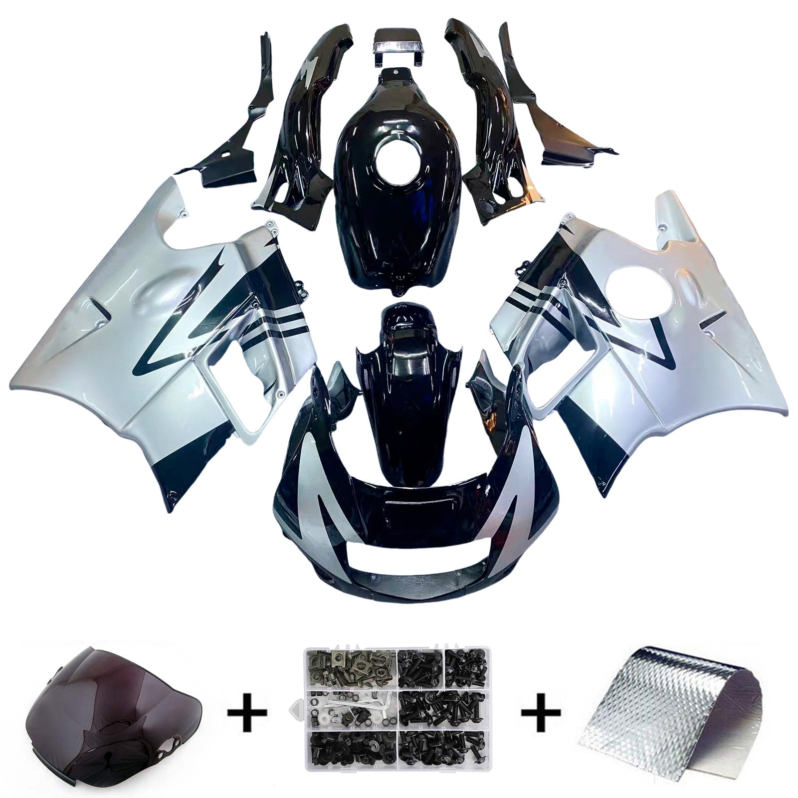 Kit de carénage Amotopart Honda CBR600 F2 1991-1994