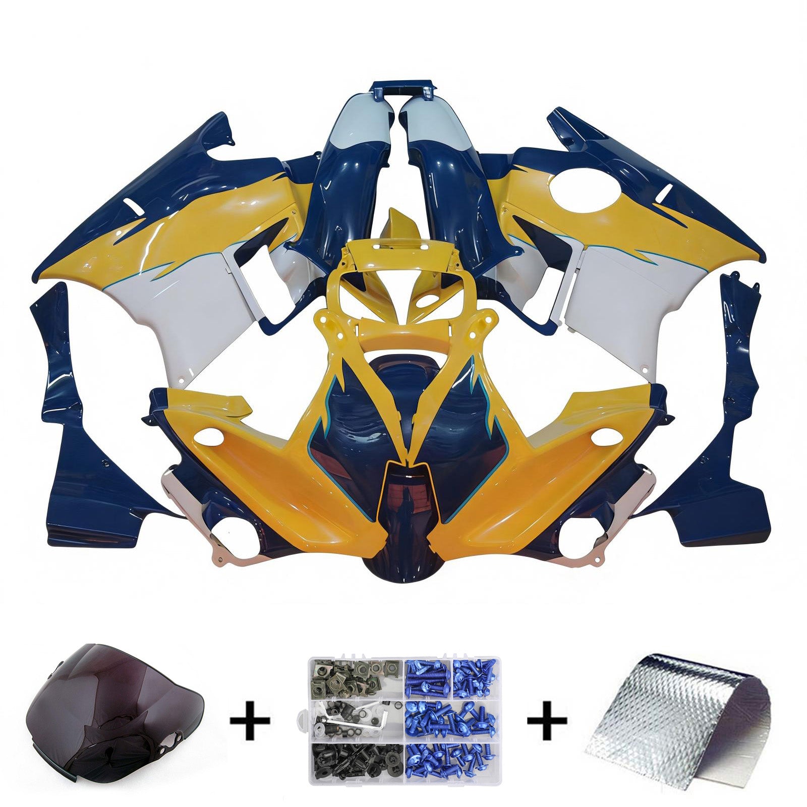 1991-1994 Honda CBR600 F2 Kit de carénage d'injection carrosserie plastique ABS