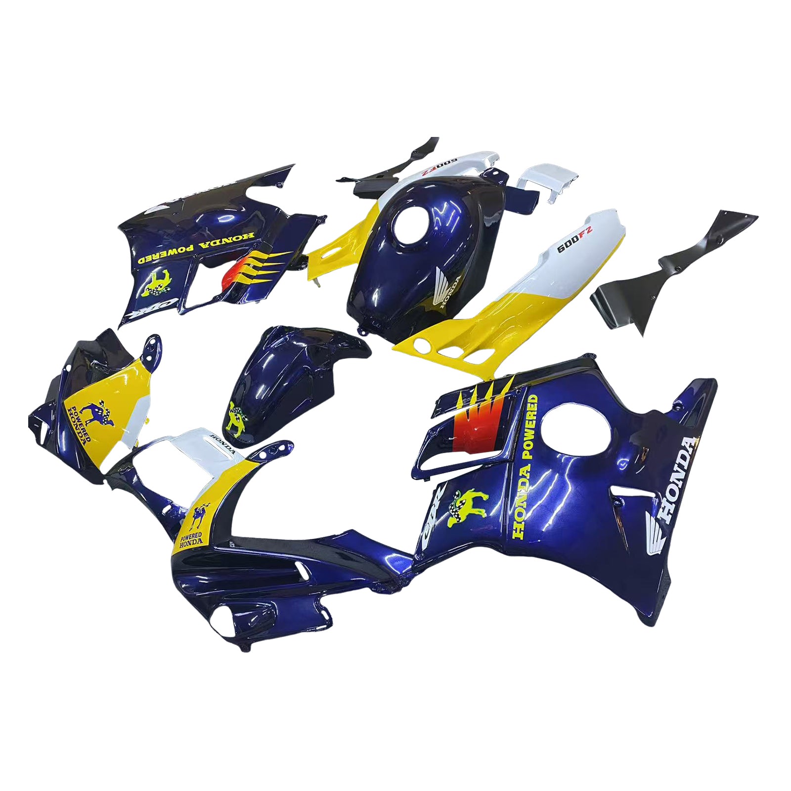 1991-1994 Honda CBR600 F2 injectiekuipset ABS kunststof carrosserie