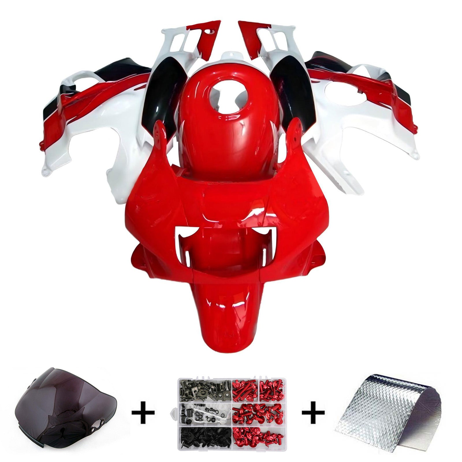 1991-1994 Honda CBR600 F2 Kit de carénage d'injection carrosserie plastique ABS