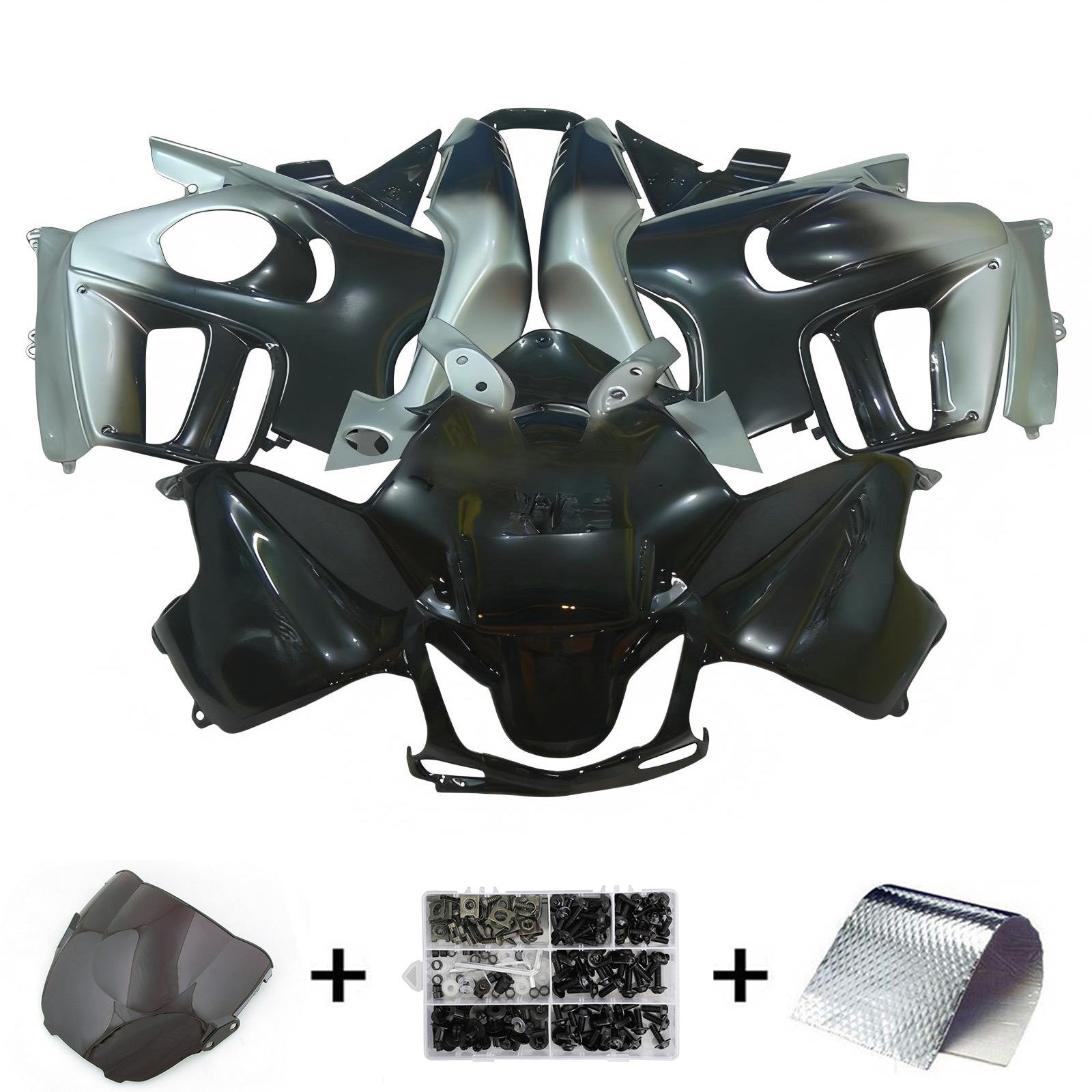 1997-1998 Honda CBR600 F3 Kit de carénage d'injection carrosserie plastique ABS