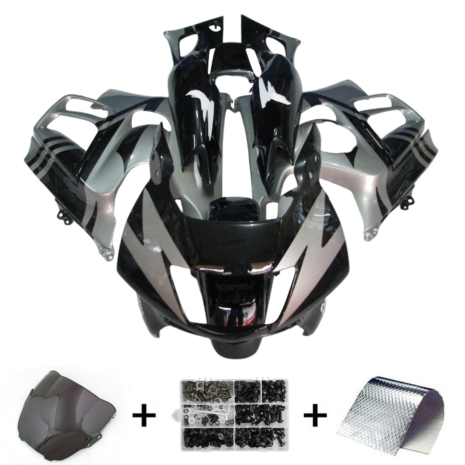 1997-1998 Honda CBR600 F3 Kit de carénage d'injection carrosserie plastique ABS