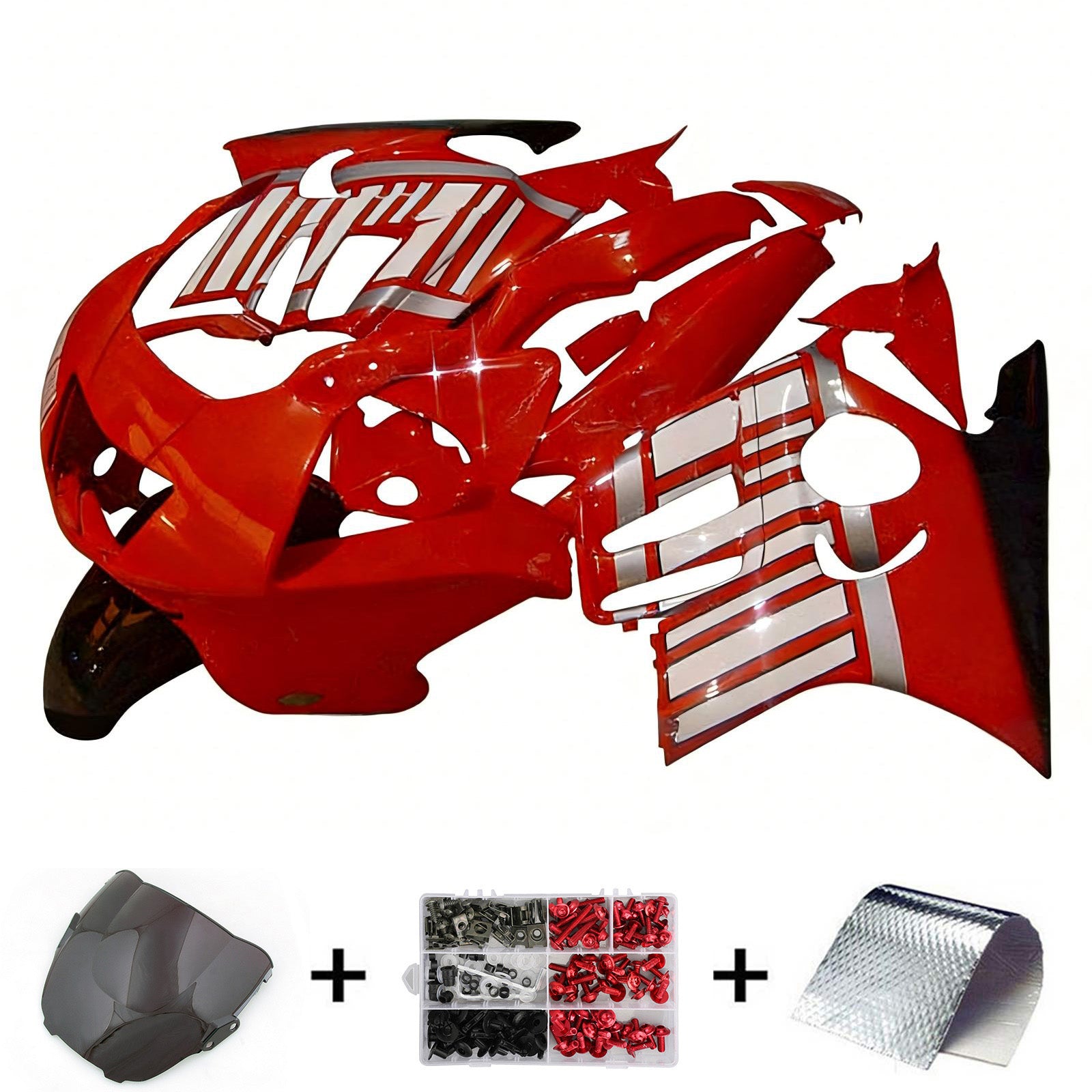 1997-1998 Honda CBR600 F3 Kit de carénage d'injection carrosserie plastique ABS