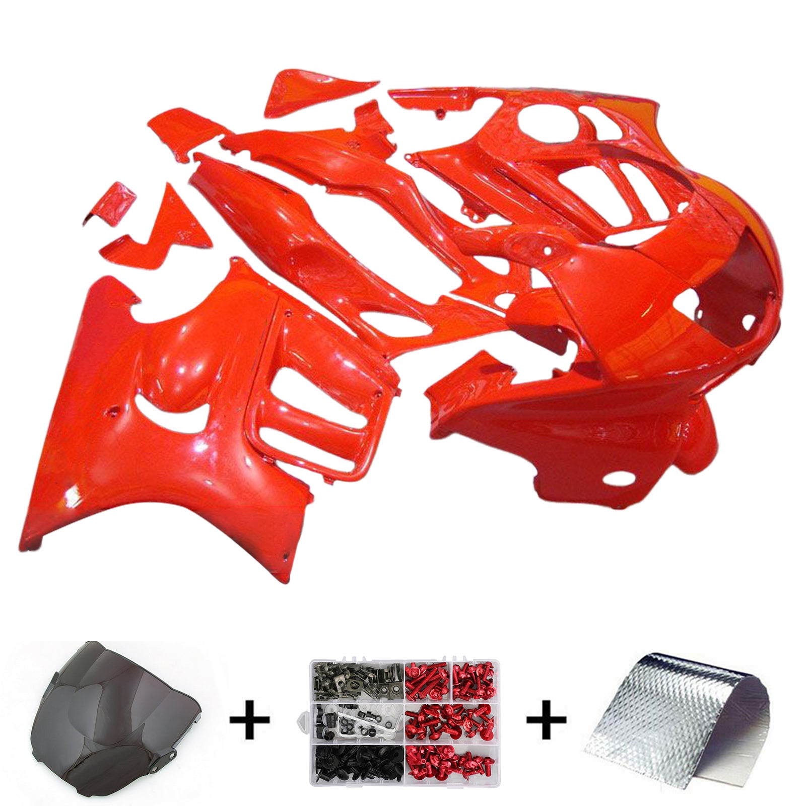 1997-1998 Honda CBR600 F3 injectiekuipset ABS kunststof carrosserie