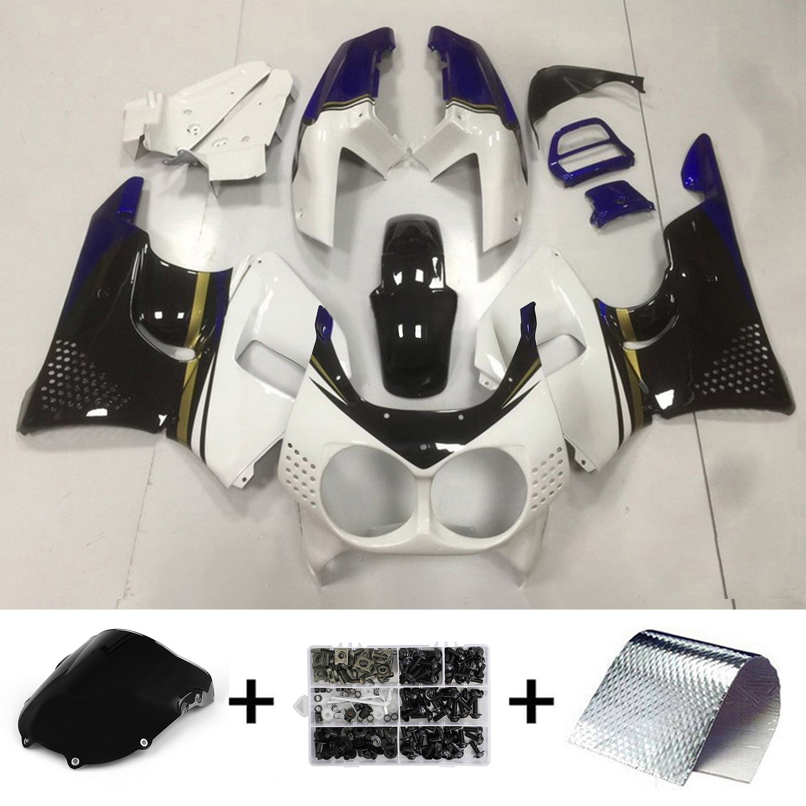 1992-1993 Honda CBR900RR 893 Abs Muovinen korin ruiskutussuojasarja