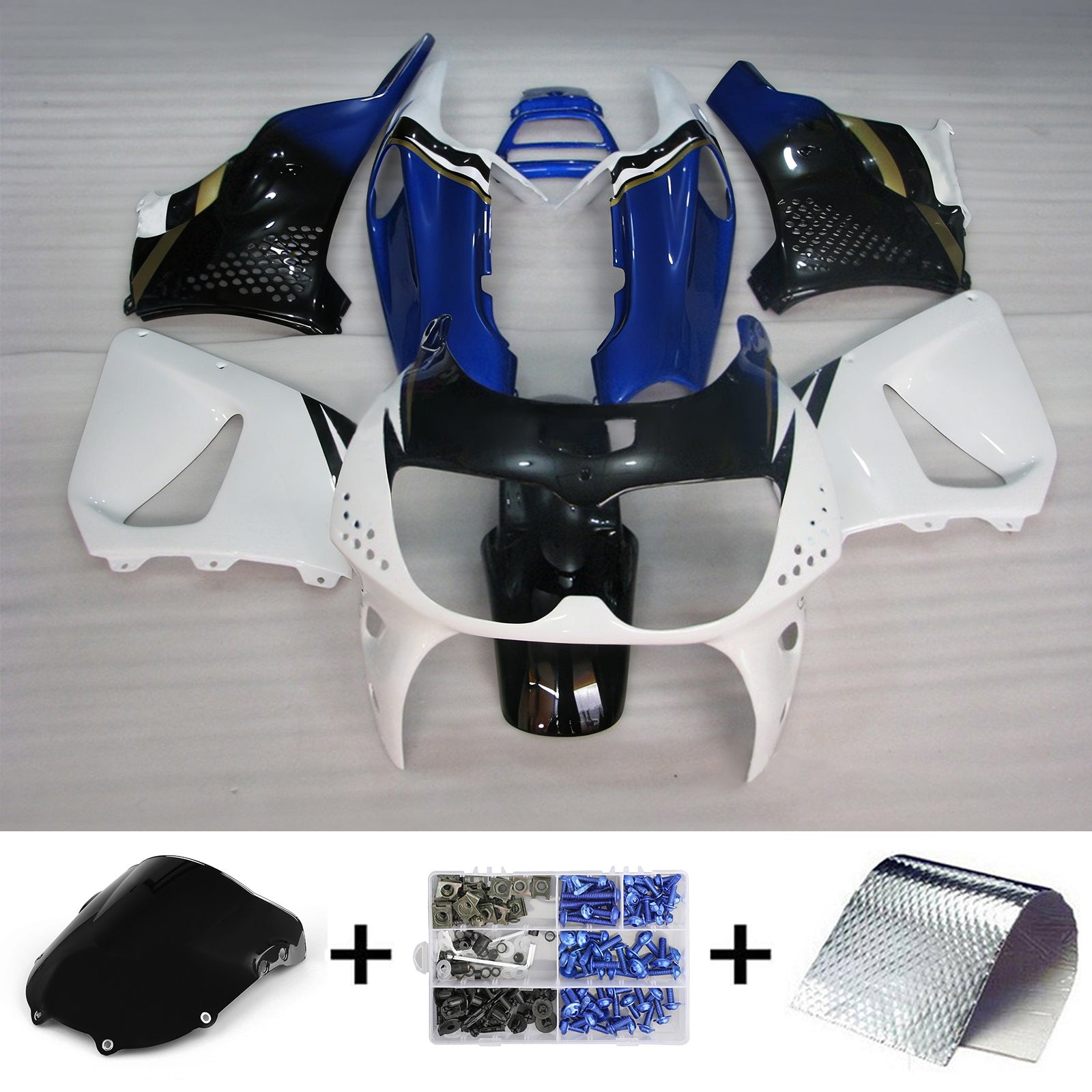 1994-1995 Honda CBR900RR 893 Kit de carenado de inyección de carrocería de plástico Abs