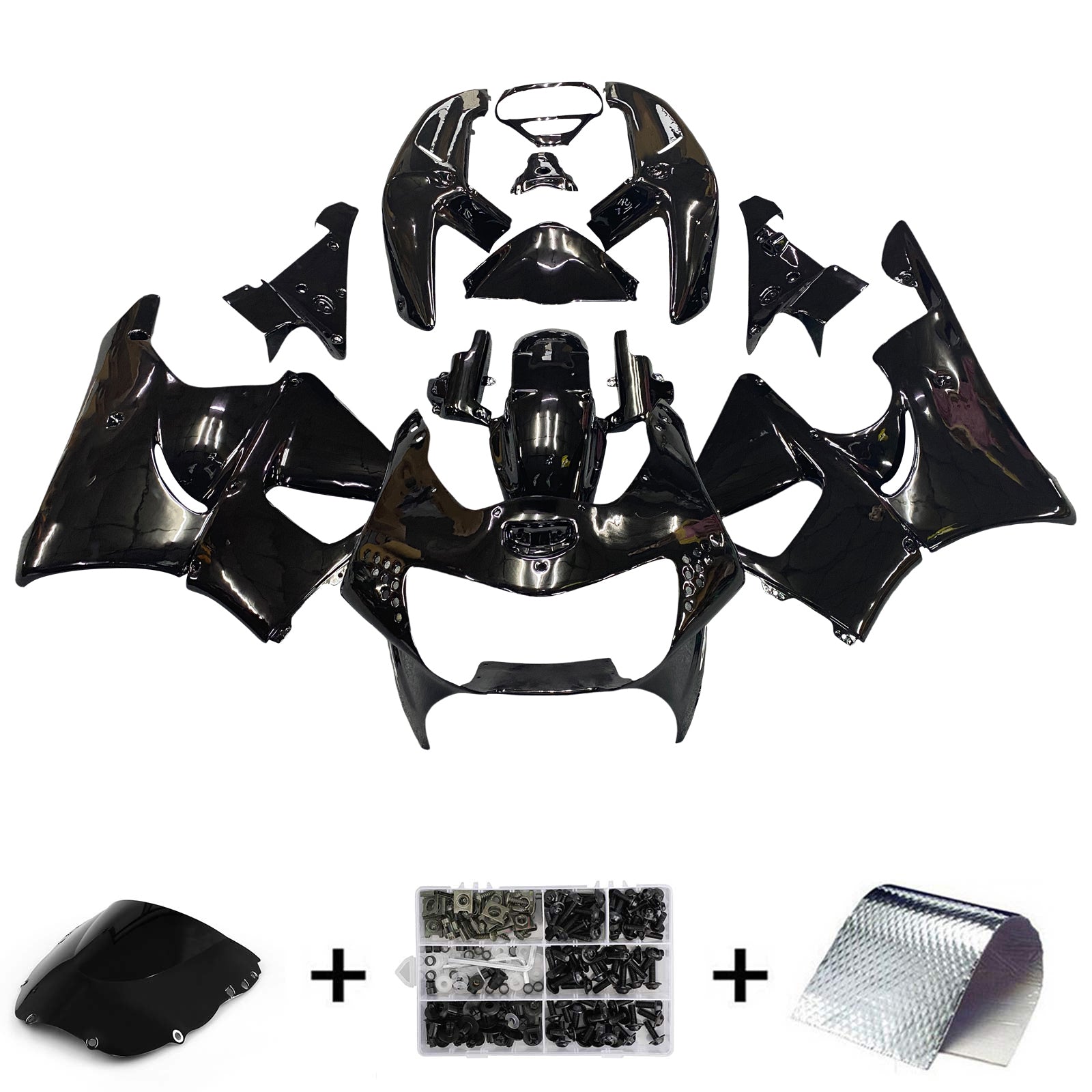 Amotopart Honda CBR900RR 919 1998-1999 Kit de carénage